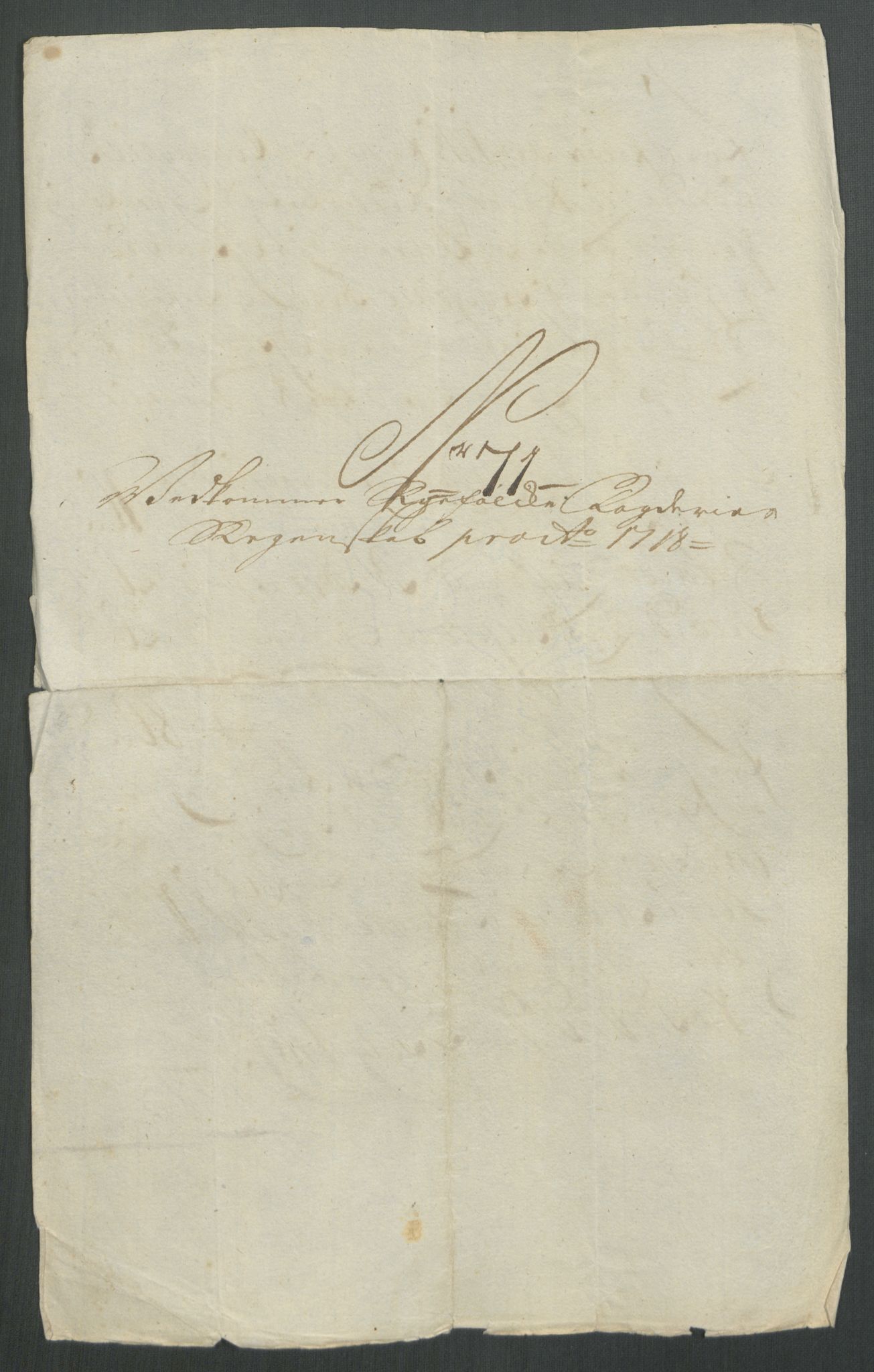 Rentekammeret inntil 1814, Reviderte regnskaper, Fogderegnskap, RA/EA-4092/R47/L2871: Fogderegnskap Ryfylke, 1718, s. 336