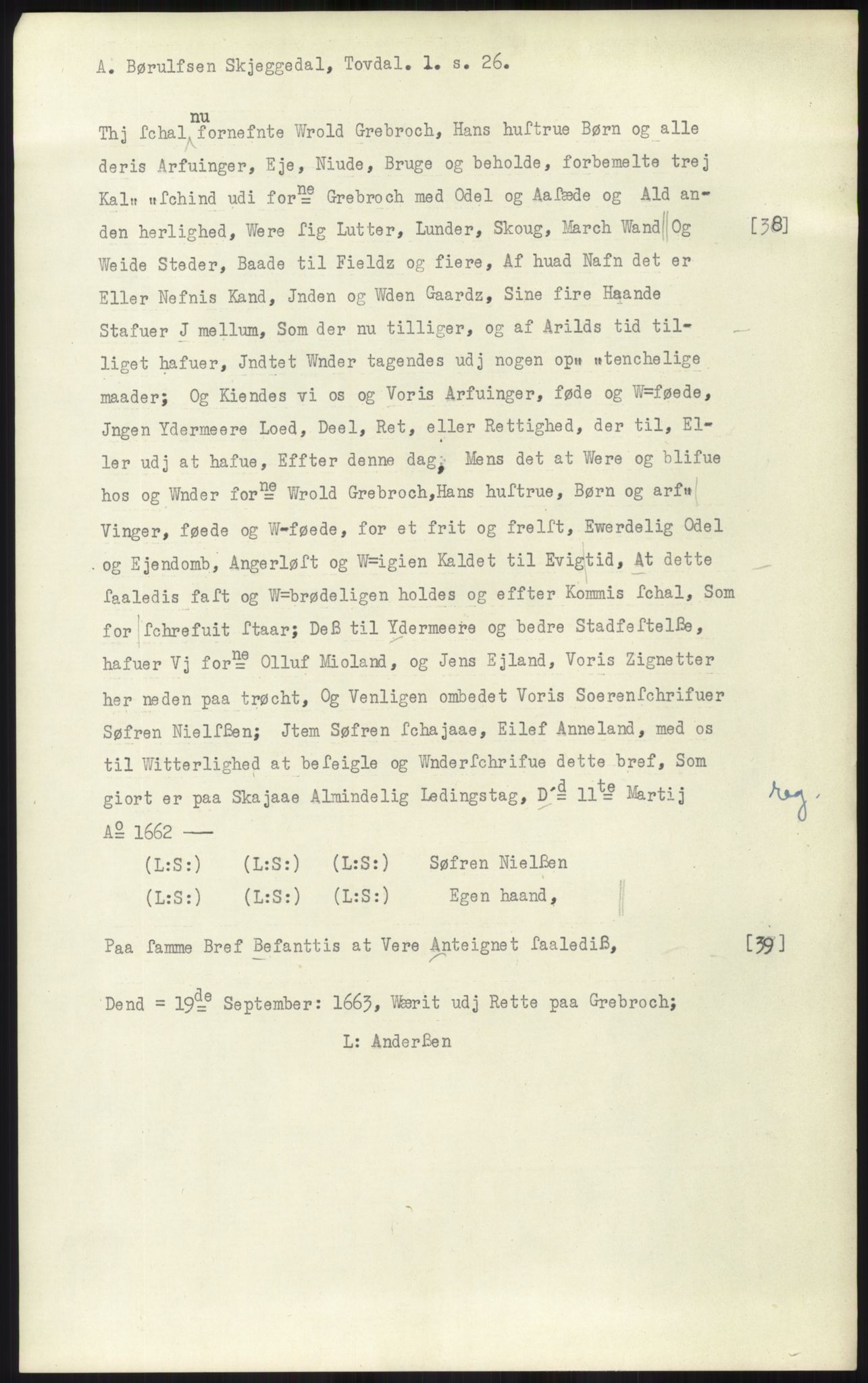 Samlinger til kildeutgivelse, Diplomavskriftsamlingen, AV/RA-EA-4053/H/Ha, s. 2049