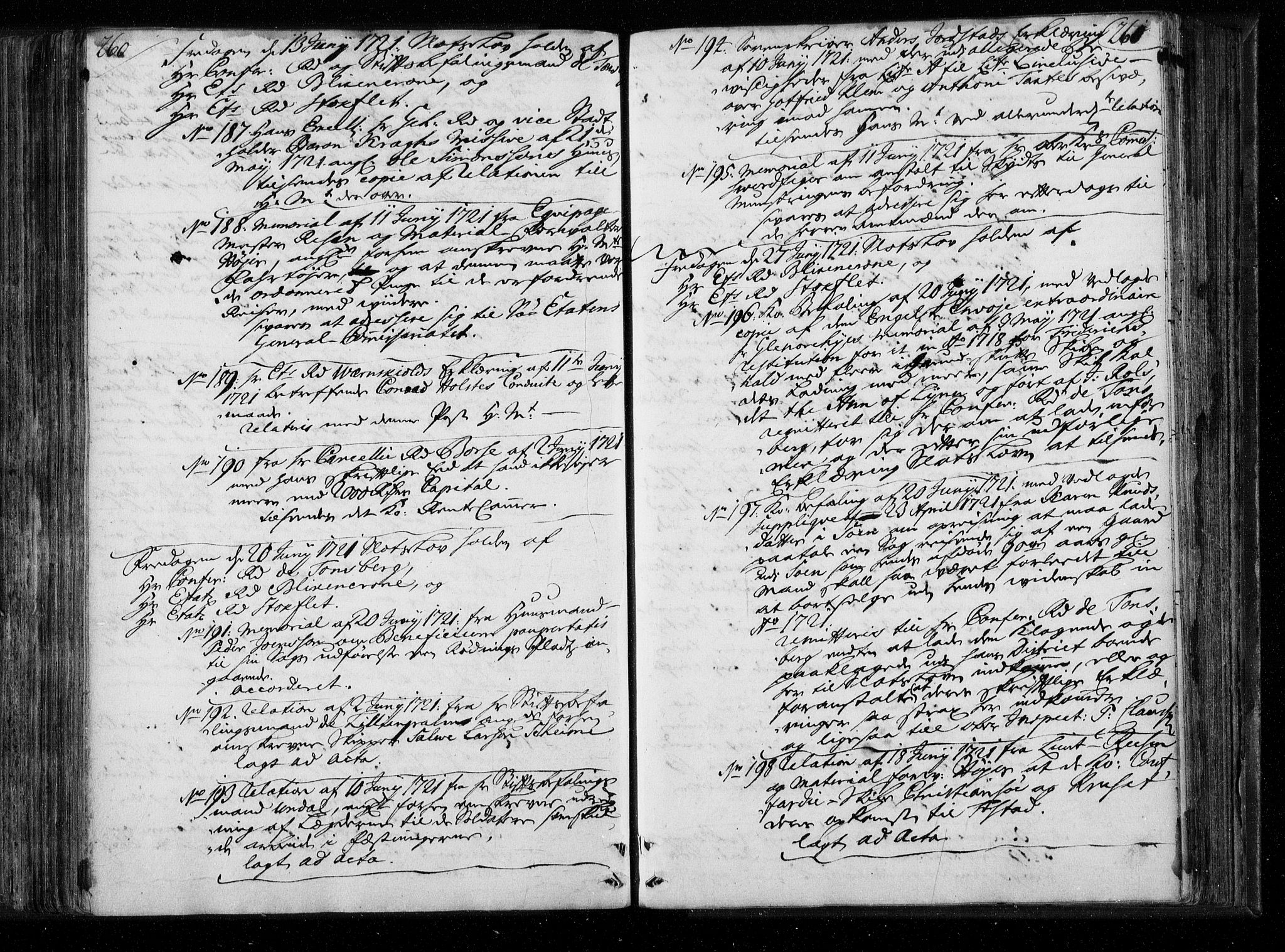 Stattholderembetet 1572-1771, AV/RA-EA-2870/Aa/L0010: Voteringsprotokoll (konseptprotokoll), 1719-1722, s. 260-261