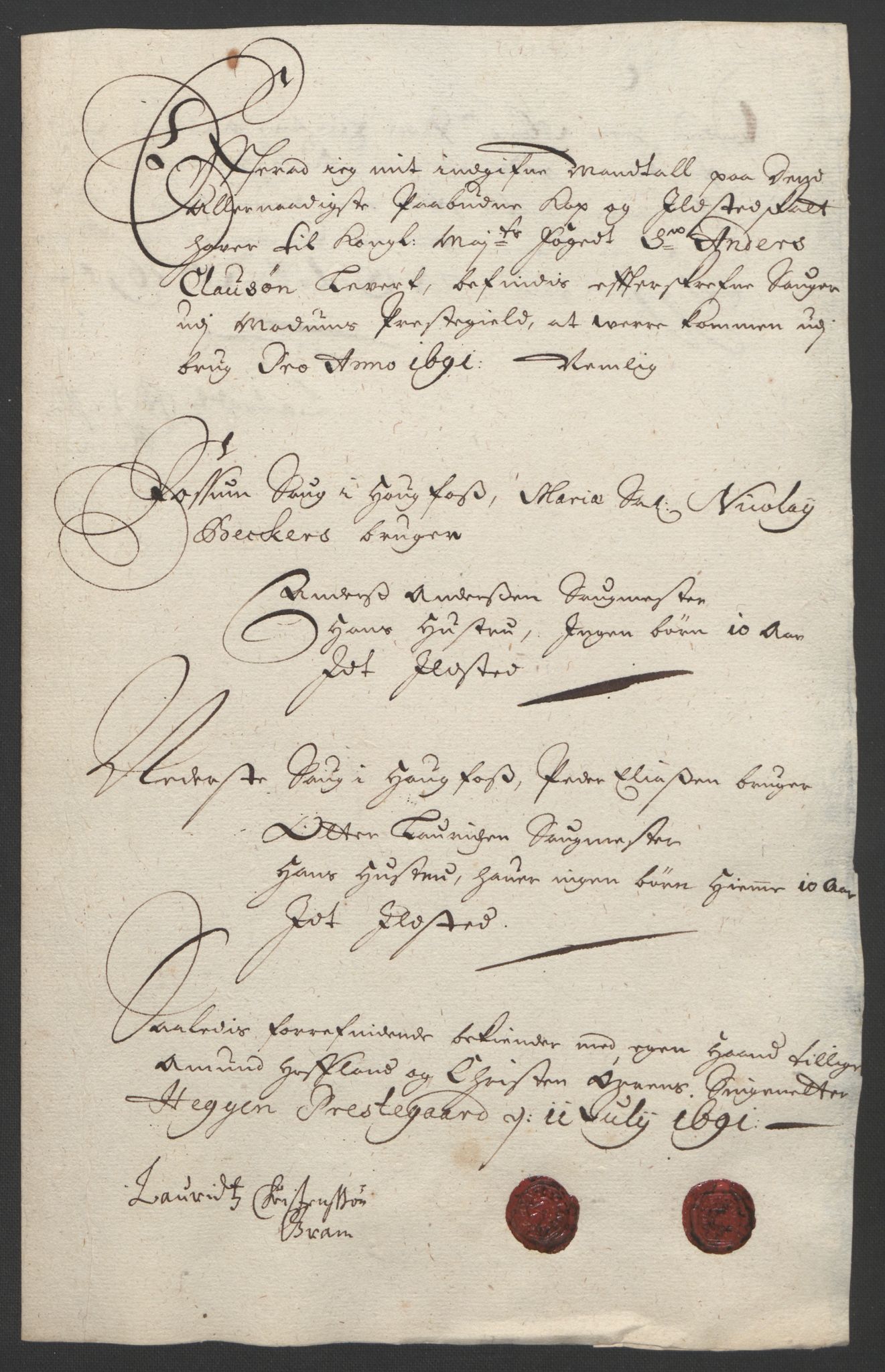 Rentekammeret inntil 1814, Reviderte regnskaper, Fogderegnskap, RA/EA-4092/R25/L1681: Fogderegnskap Buskerud, 1691-1692, s. 274