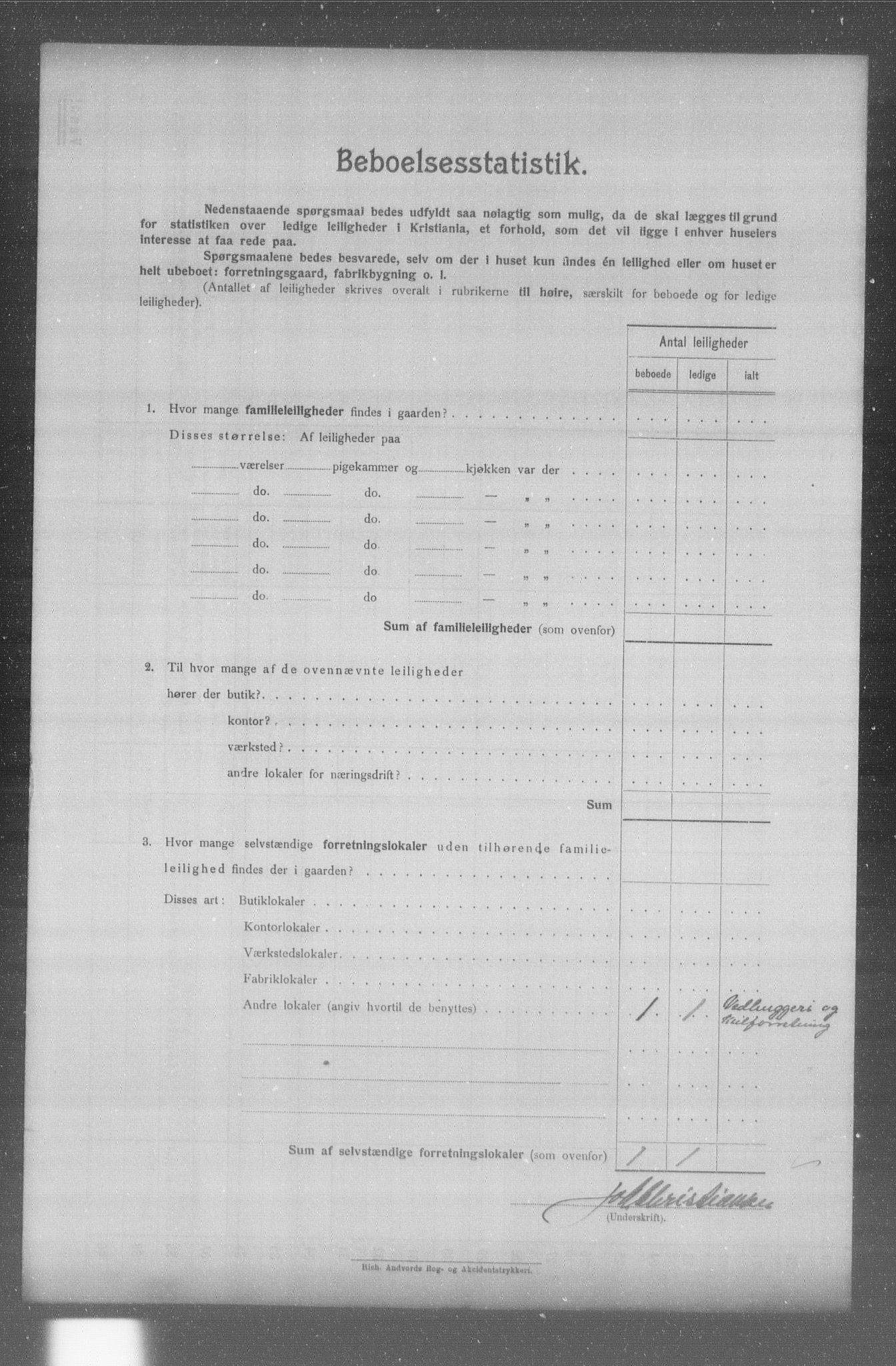 OBA, Kommunal folketelling 31.12.1904 for Kristiania kjøpstad, 1904, s. 11486