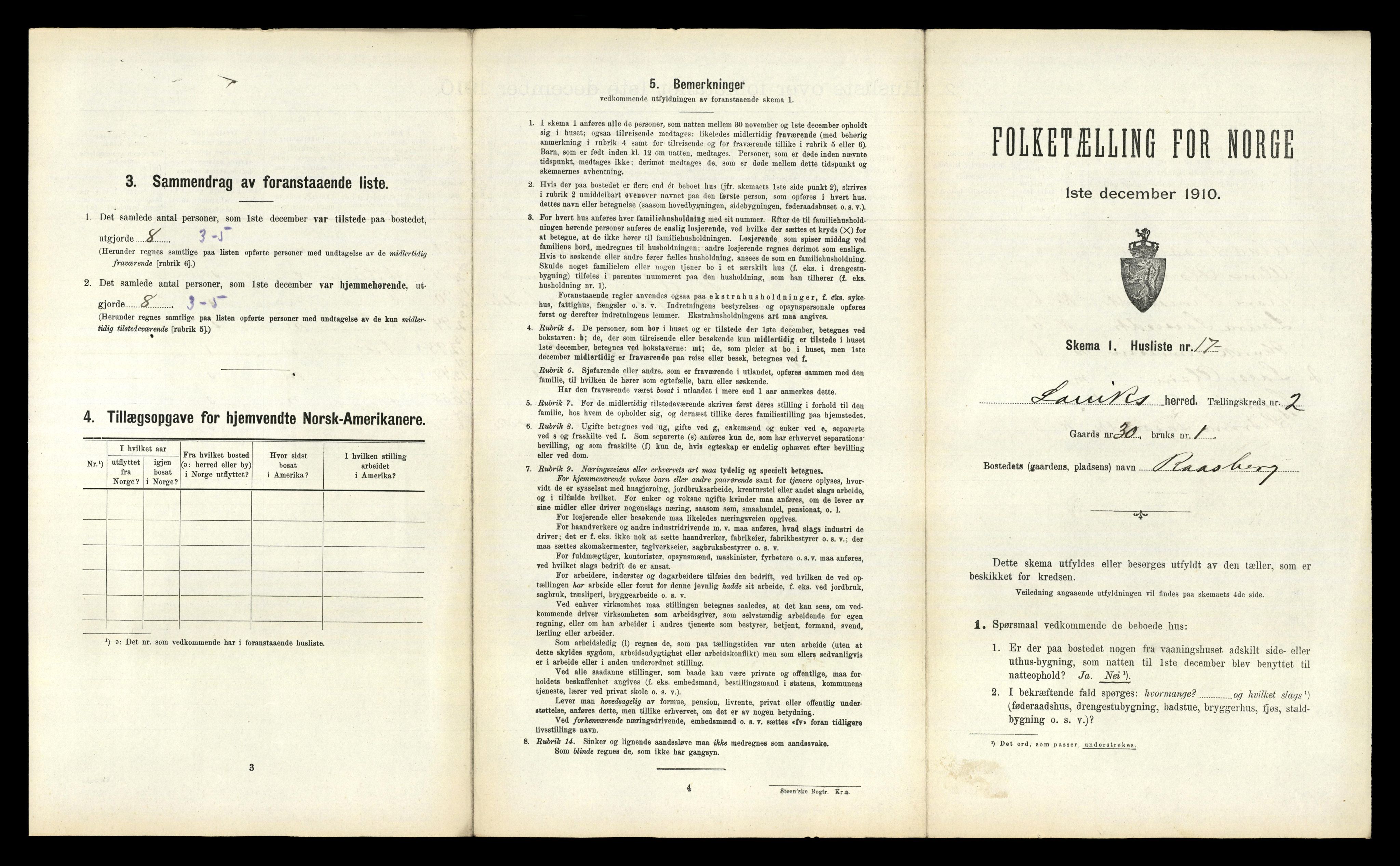 RA, Folketelling 1910 for 1415 Lavik herred, 1910, s. 133