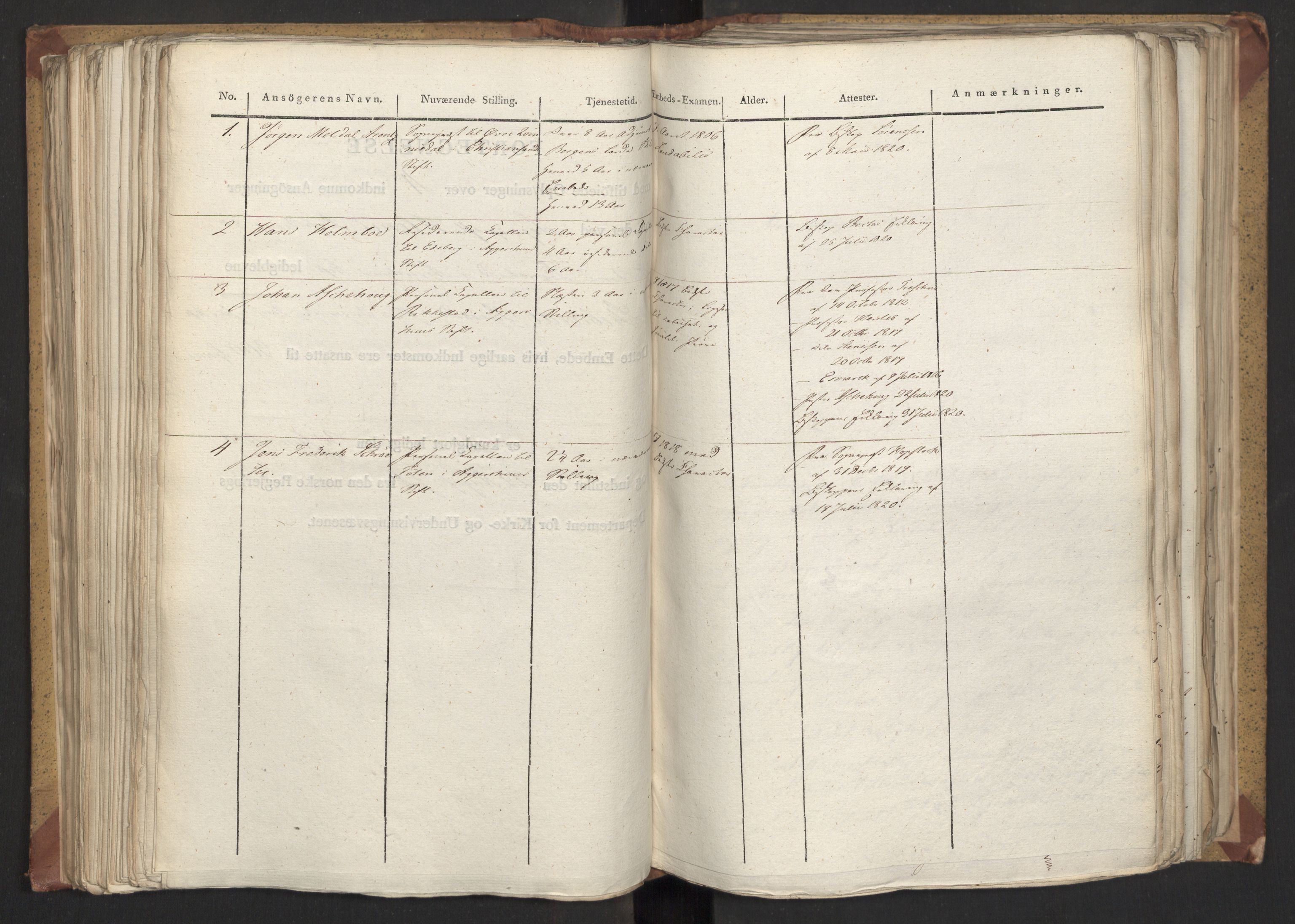Statsrådsavdelingen i Stockholm, AV/RA-S-1003/D/Da/L0023: Regjeringsinnstillinger nr. 4566-4662, 1820, s. 194