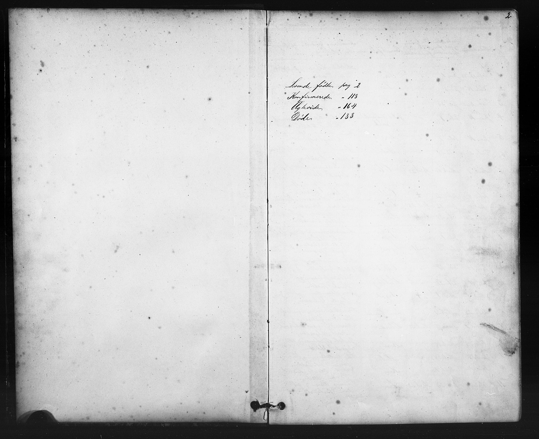 Suldal sokneprestkontor, AV/SAST-A-101845/01/V/L0005: Klokkerbok nr. B 5, 1885-1916, s. 2