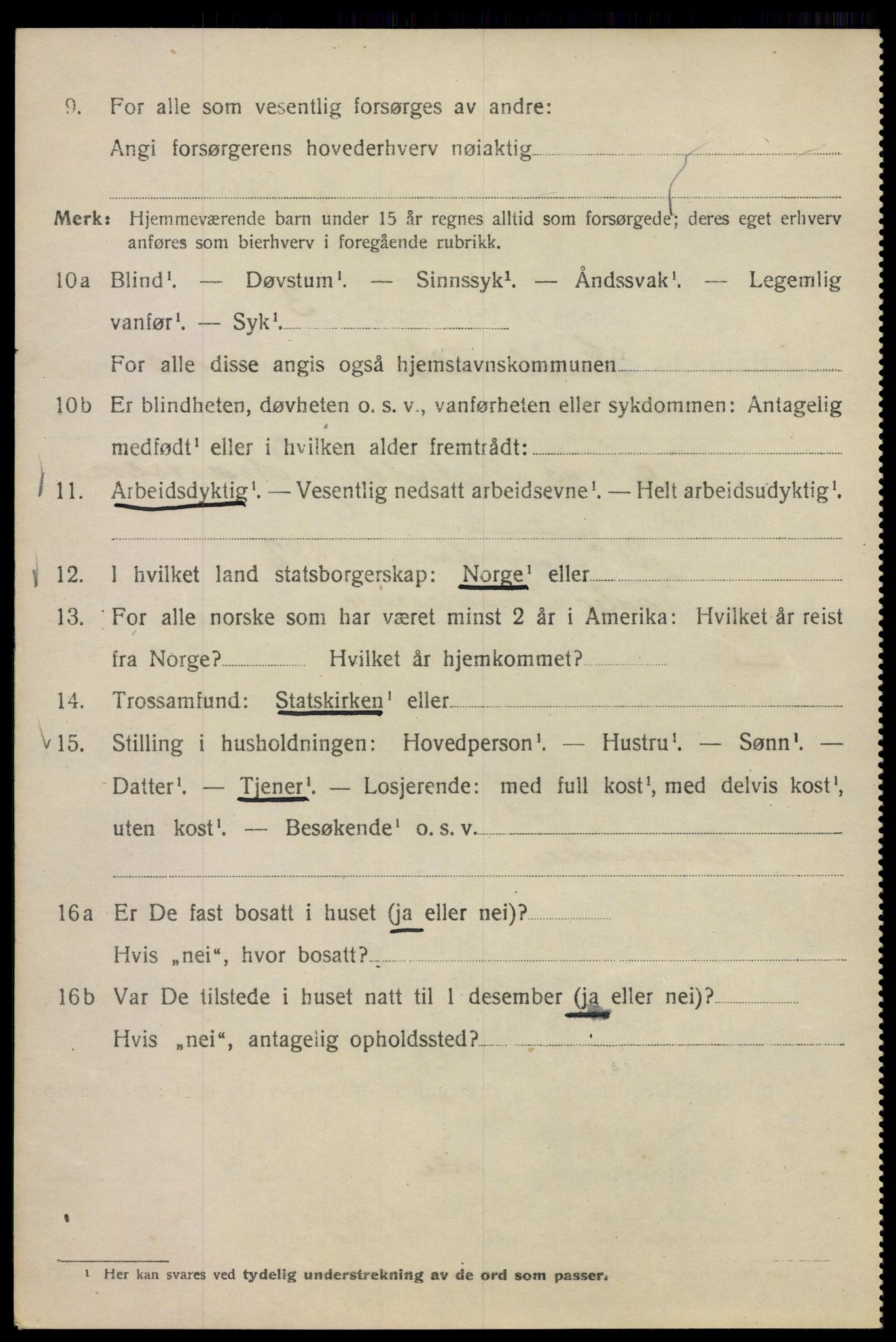 SAO, Folketelling 1920 for 0301 Kristiania kjøpstad, 1920, s. 315276