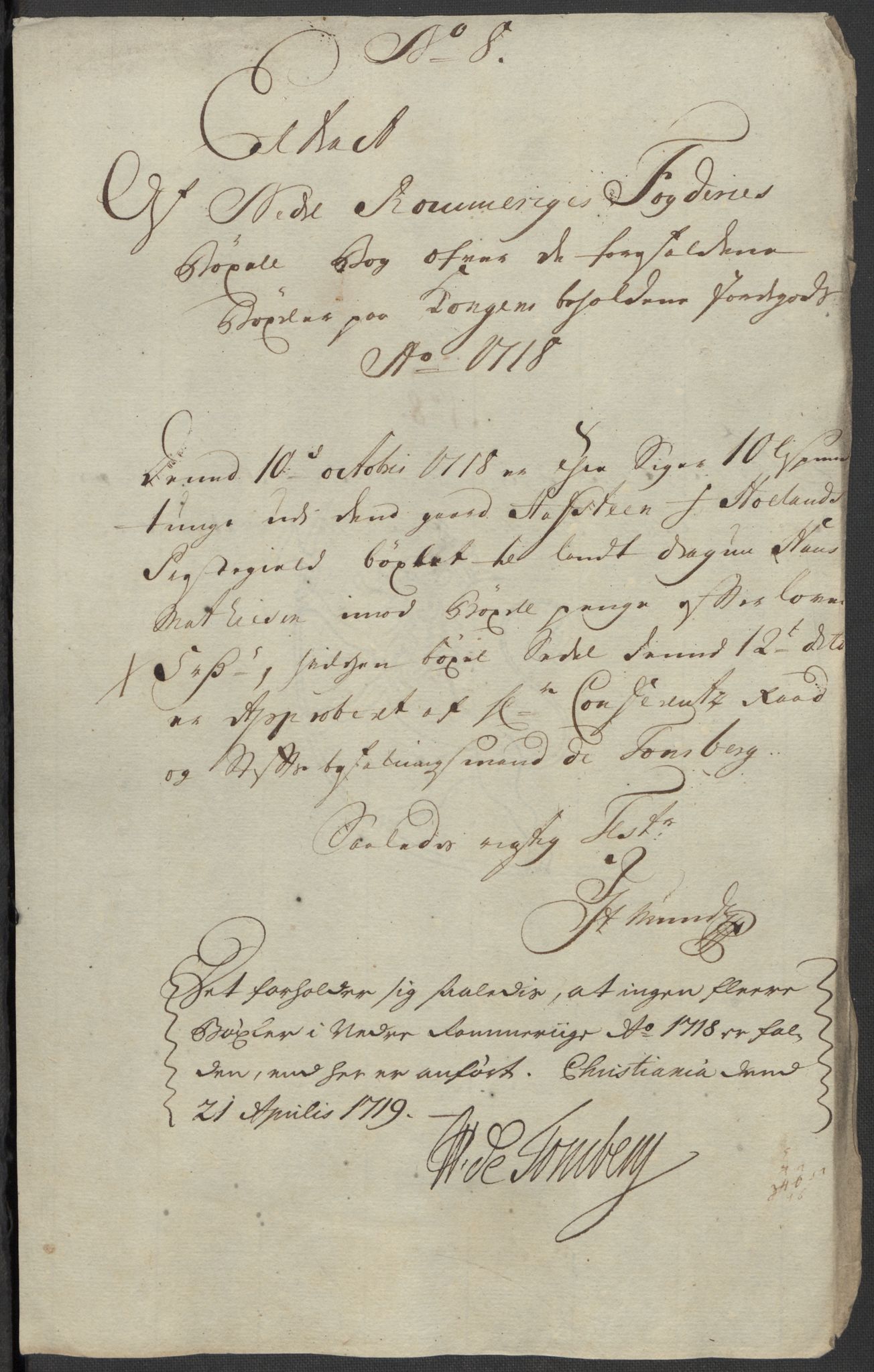 Rentekammeret inntil 1814, Reviderte regnskaper, Fogderegnskap, RA/EA-4092/R11/L0600: Fogderegnskap Nedre Romerike, 1718, s. 176