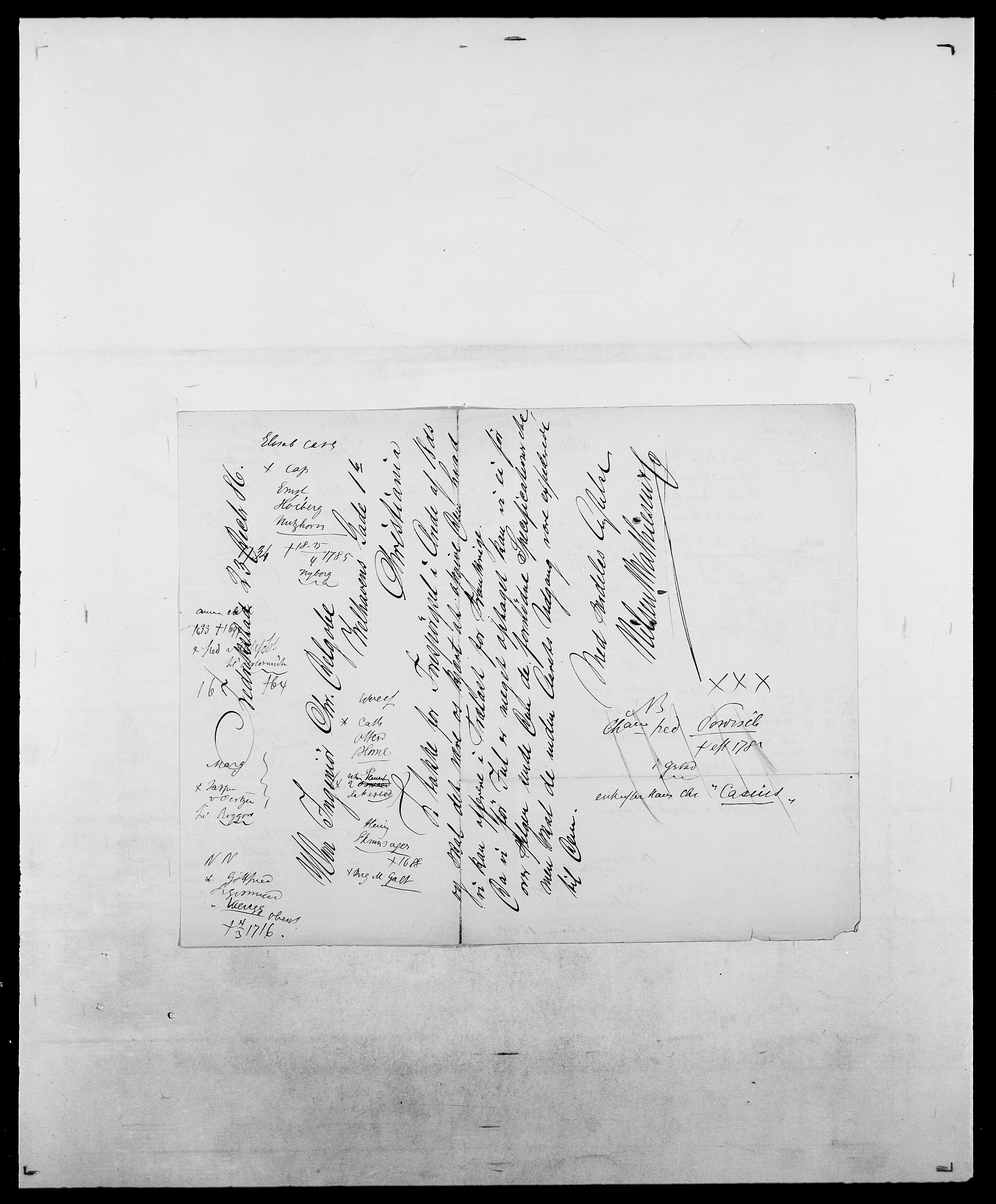 Delgobe, Charles Antoine - samling, AV/SAO-PAO-0038/D/Da/L0031: de Place - Raaum, s. 163
