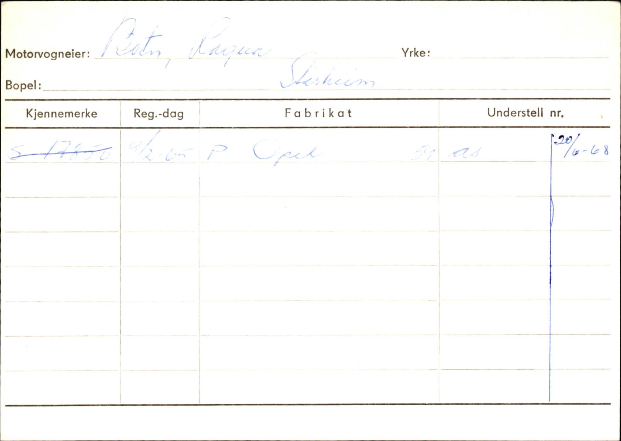 Statens vegvesen, Sogn og Fjordane vegkontor, SAB/A-5301/4/F/L0129: Eigarregistrer Eid A-S, 1945-1975, s. 255