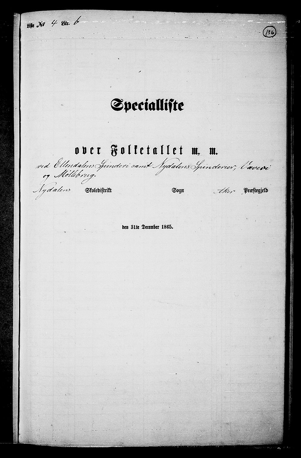 RA, Folketelling 1865 for 0218aP Vestre Aker prestegjeld, 1865, s. 119