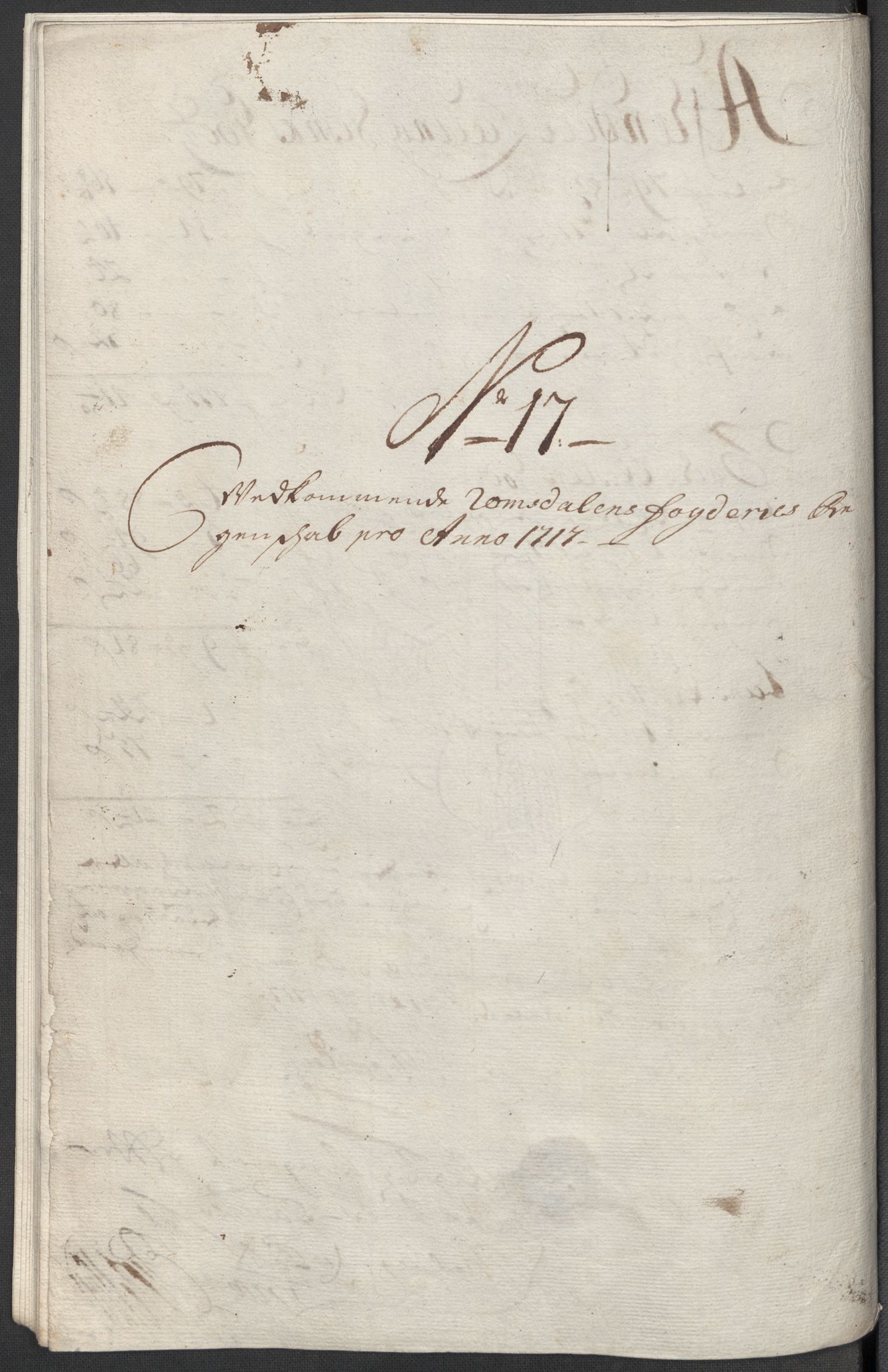 Rentekammeret inntil 1814, Reviderte regnskaper, Fogderegnskap, AV/RA-EA-4092/R55/L3664: Fogderegnskap Romsdal, 1717, s. 157
