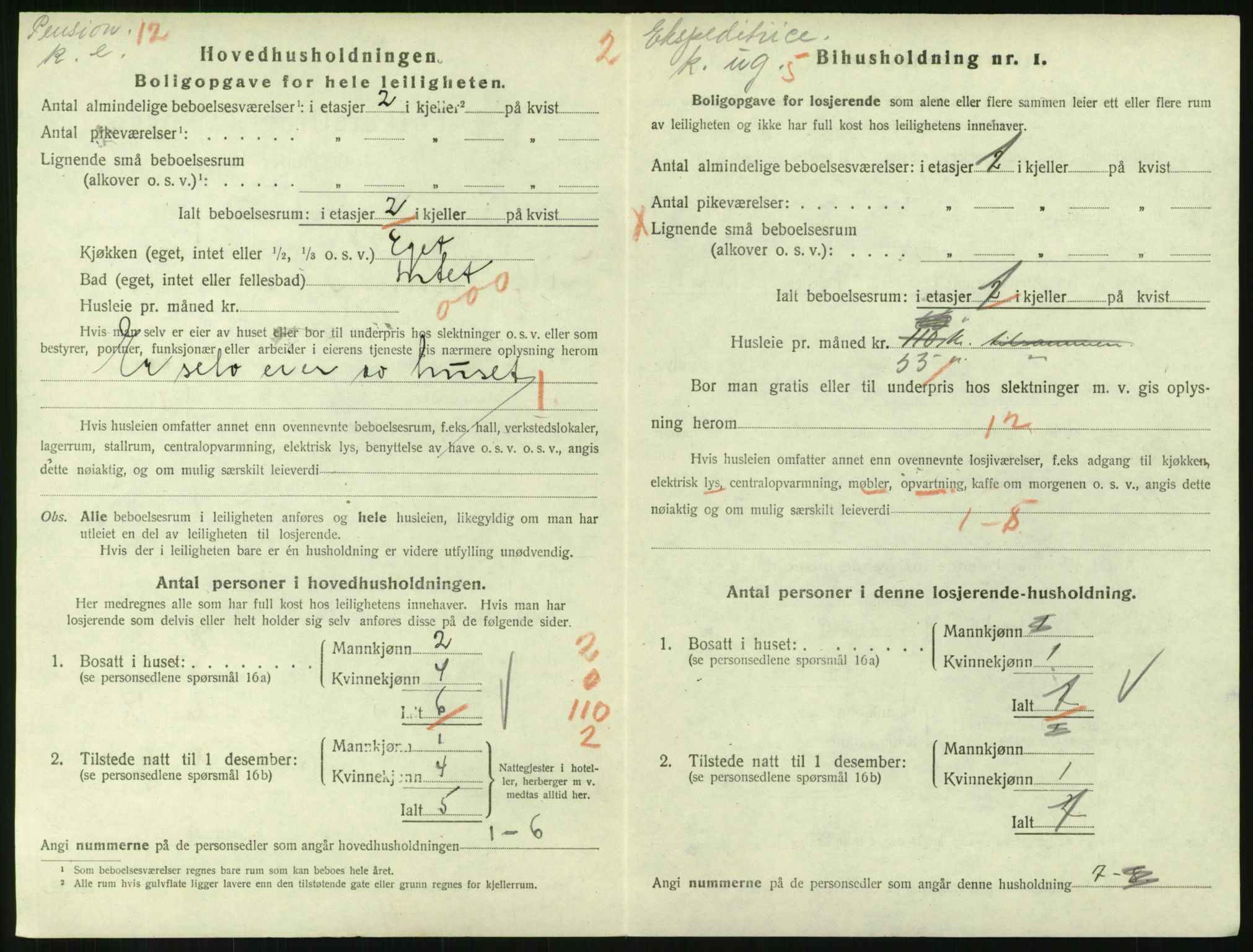 SAH, Folketelling 1920 for 0501 Lillehammer kjøpstad, 1920, s. 1907