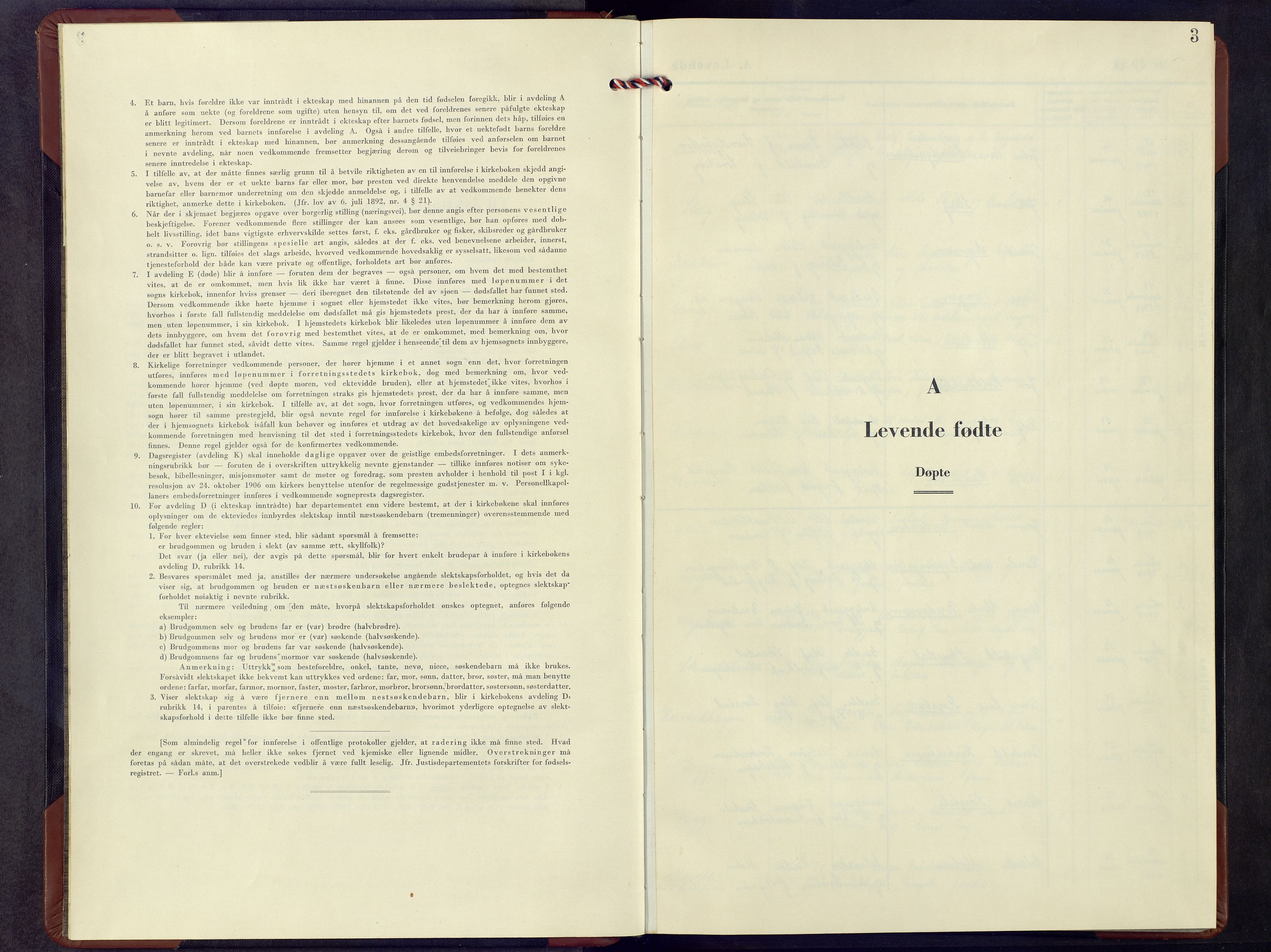 Sør-Fron prestekontor, AV/SAH-PREST-010/H/Ha/Hab/L0007: Klokkerbok nr. 7, 1949-1962, s. 3