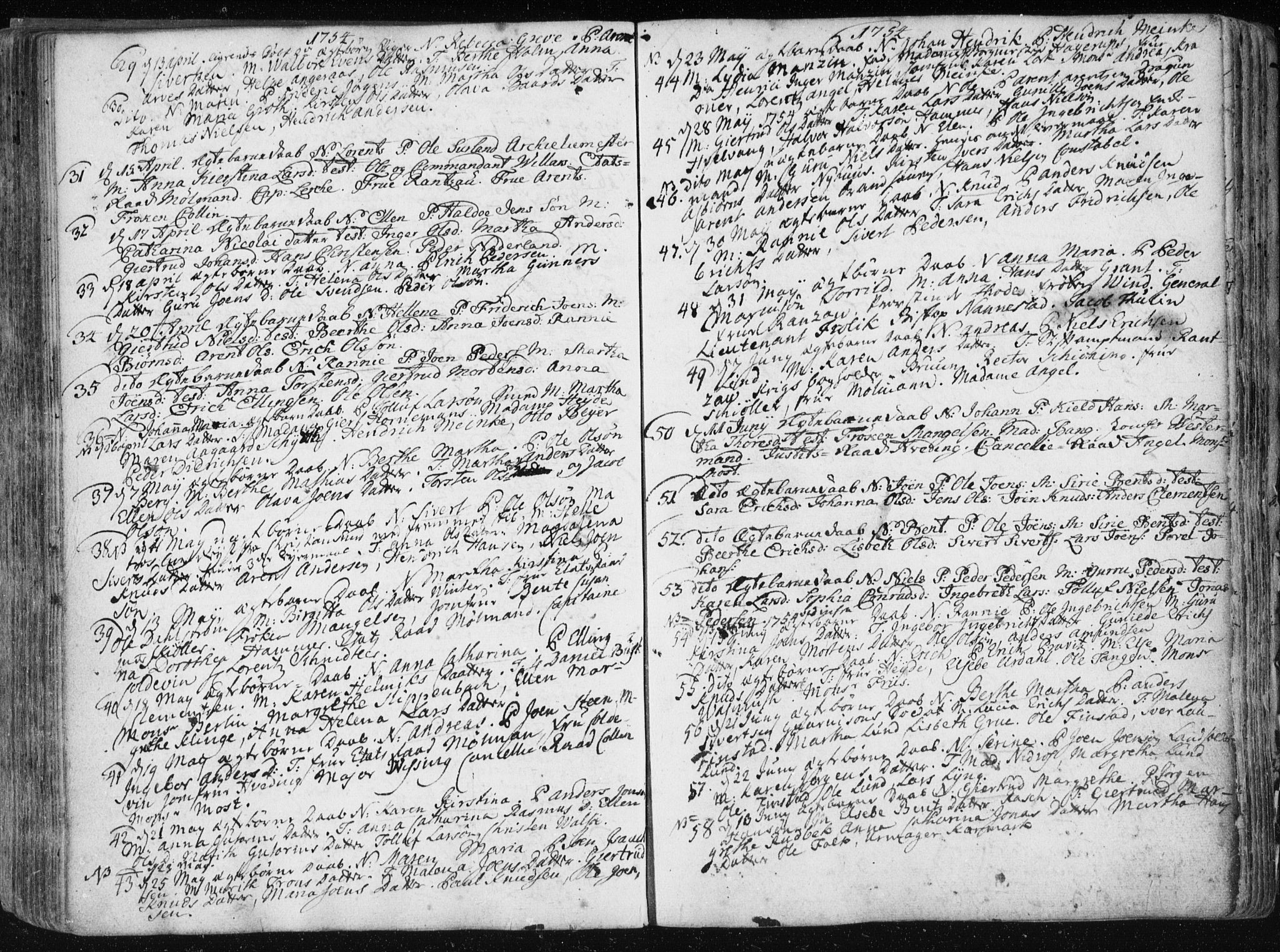Ministerialprotokoller, klokkerbøker og fødselsregistre - Sør-Trøndelag, AV/SAT-A-1456/601/L0036: Ministerialbok nr. 601A04, 1729-1769