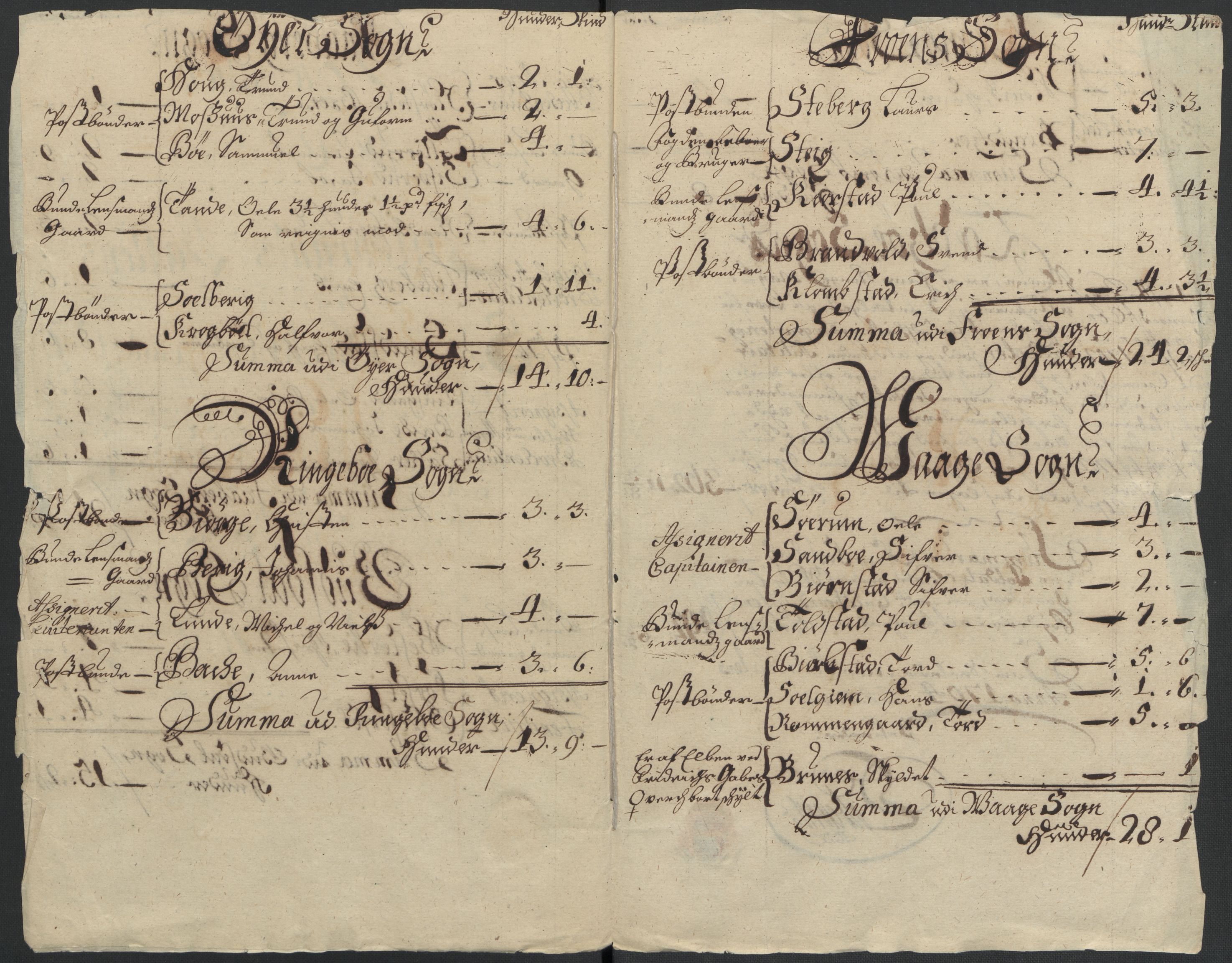 Rentekammeret inntil 1814, Reviderte regnskaper, Fogderegnskap, AV/RA-EA-4092/R17/L1177: Fogderegnskap Gudbrandsdal, 1704, s. 202