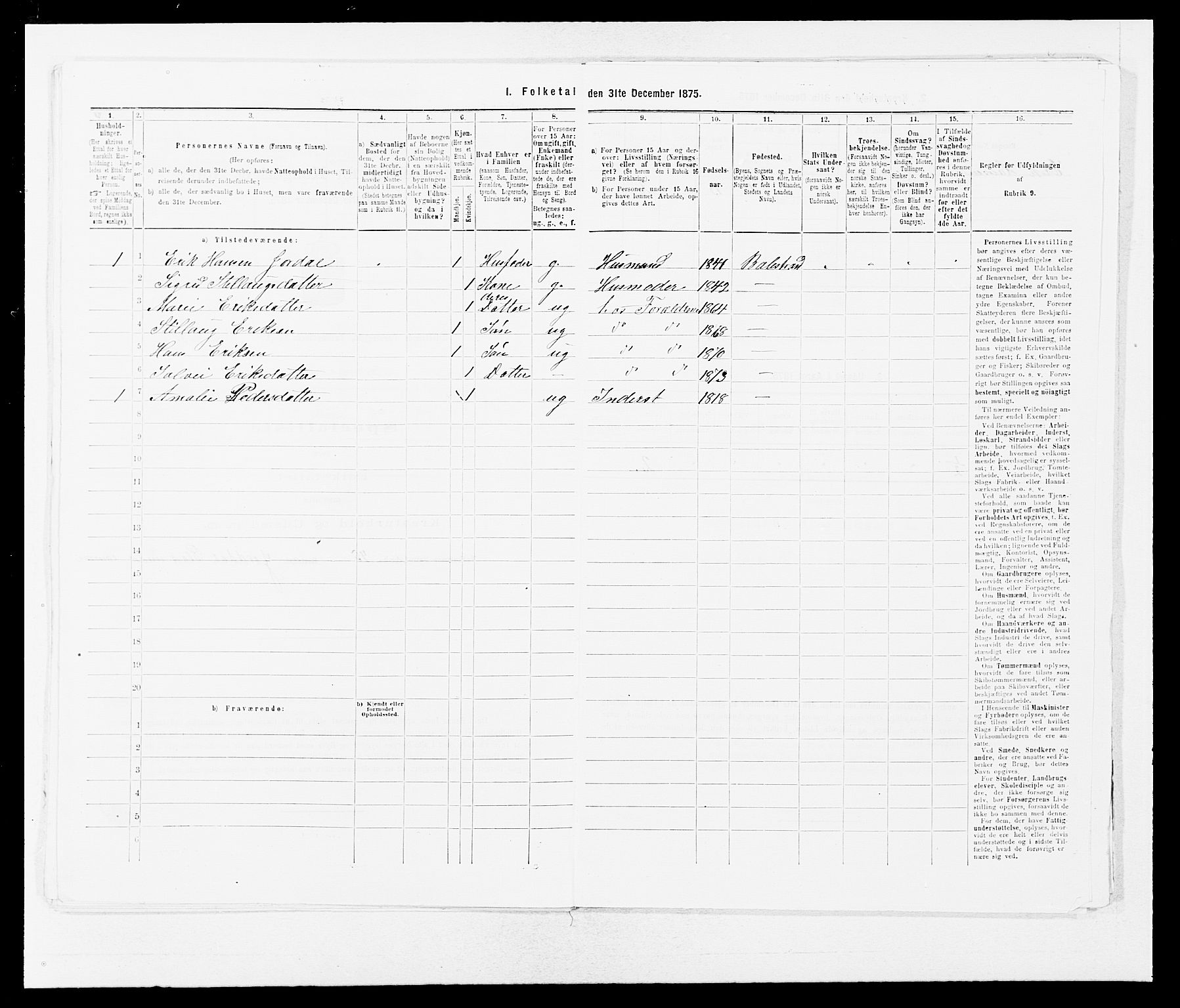 SAB, Folketelling 1875 for 1418P Balestrand prestegjeld, 1875, s. 417