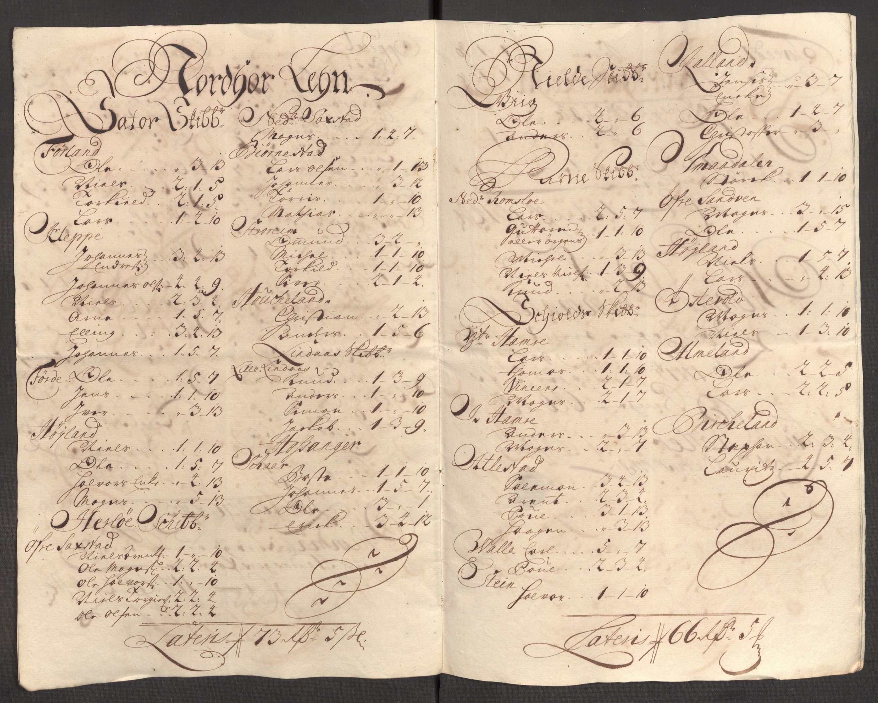 Rentekammeret inntil 1814, Reviderte regnskaper, Fogderegnskap, AV/RA-EA-4092/R50/L3160: Fogderegnskap Lyse kloster, 1710-1719, s. 404