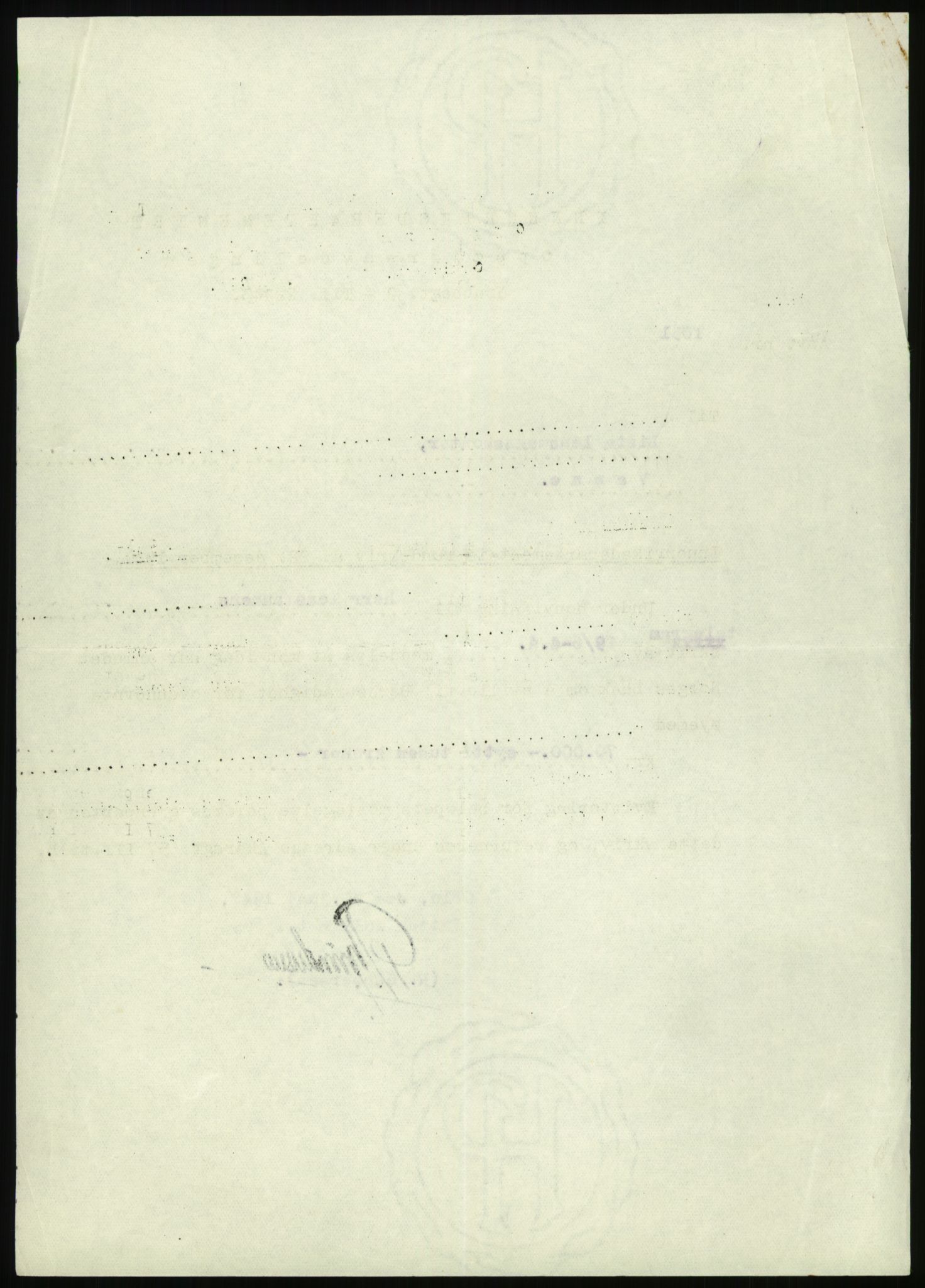 Forsvarsdepartementet, 10. kontor / Oppgjørskontoret, AV/RA-RAFA-1225/D/Db/L0180: Lista oppgjørskontor, 1942-1952, s. 1036