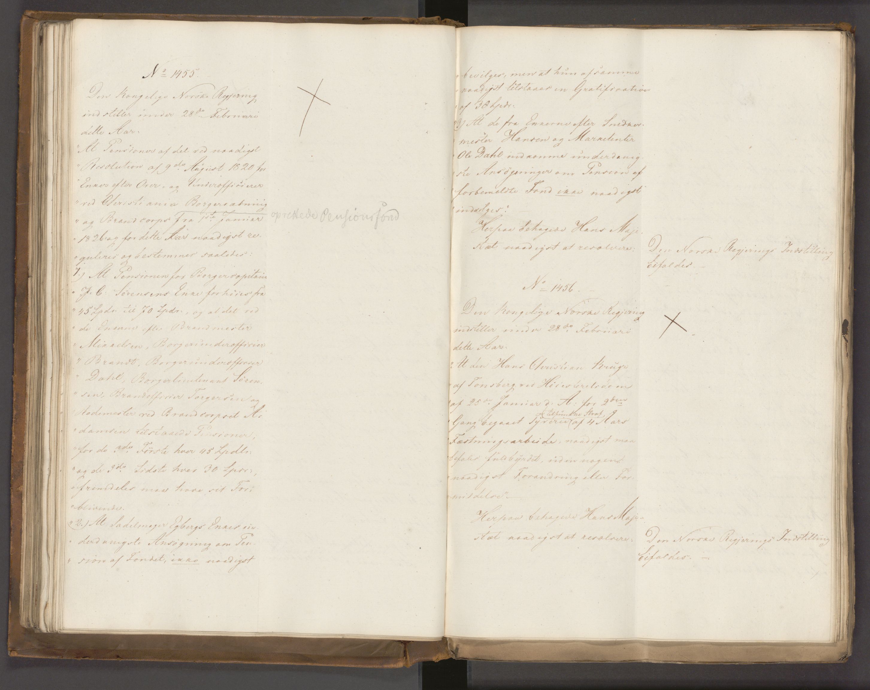 Statsrådssekretariatet, AV/RA-S-1001/A/Ab/L0022: Kgl. res. nr. 1210-1721, 1. halvår, 1826