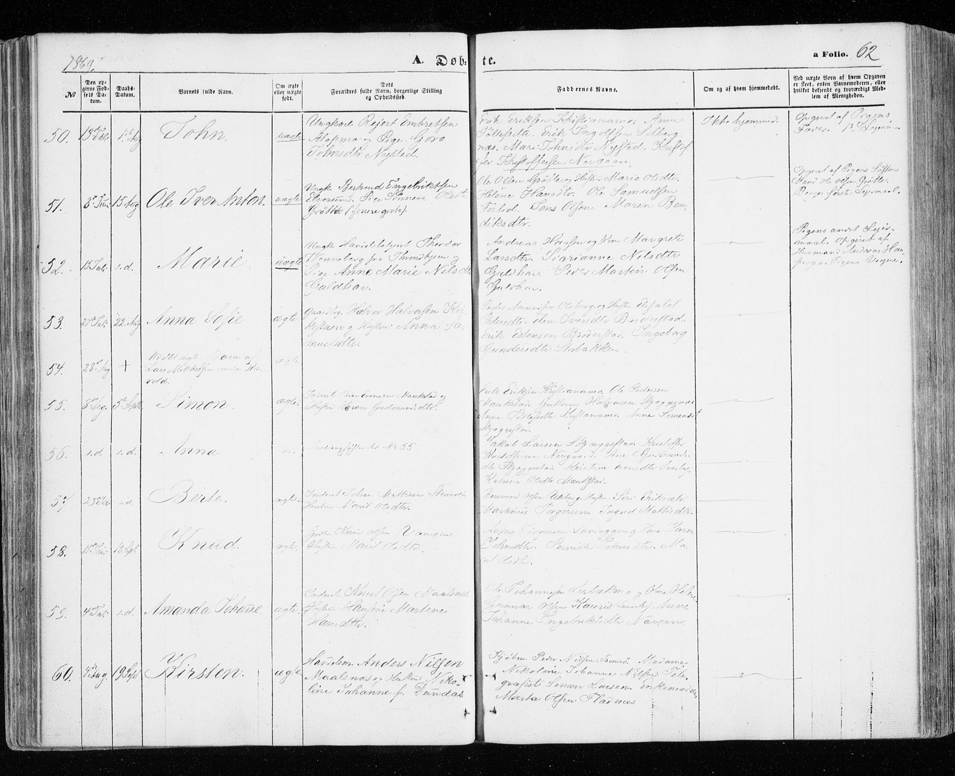 Målselv sokneprestembete, AV/SATØ-S-1311/G/Ga/Gaa/L0004kirke: Ministerialbok nr. 4, 1863-1872, s. 62