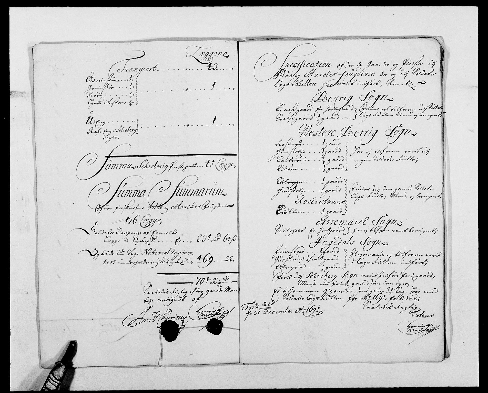 Rentekammeret inntil 1814, Reviderte regnskaper, Fogderegnskap, AV/RA-EA-4092/R01/L0010: Fogderegnskap Idd og Marker, 1690-1691, s. 392