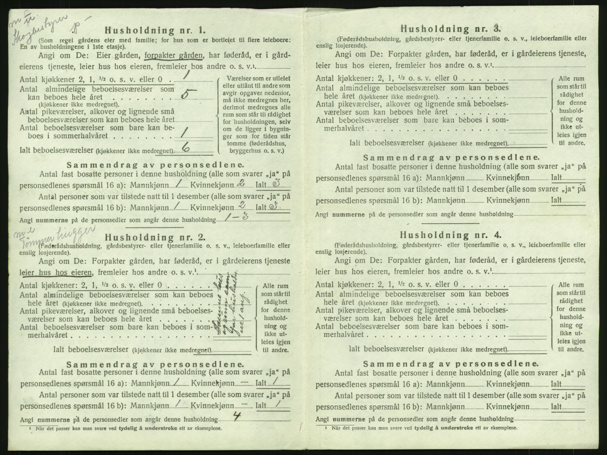 SAH, Folketelling 1920 for 0428 Trysil herred, 1920, s. 2536