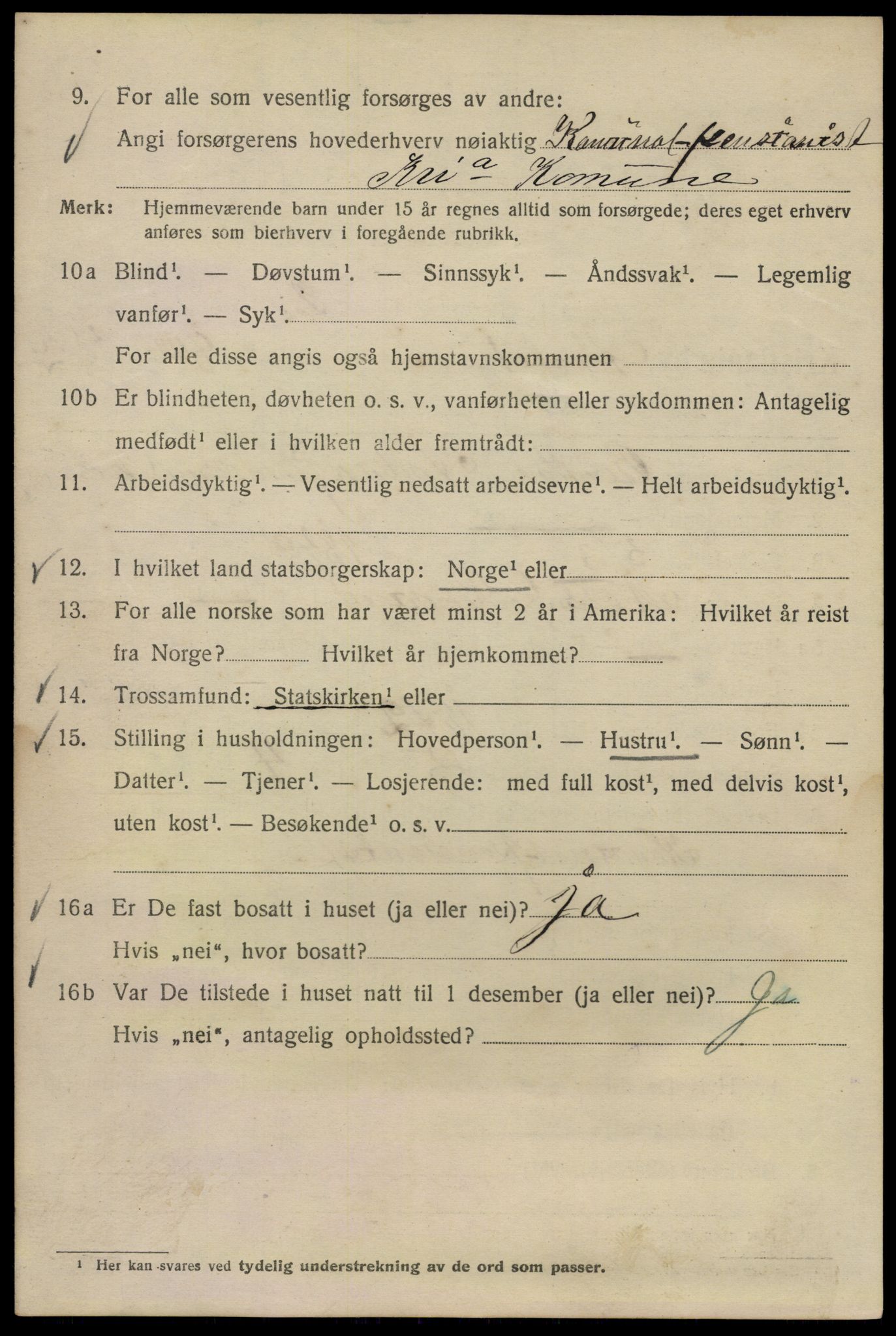 SAO, Folketelling 1920 for 0301 Kristiania kjøpstad, 1920, s. 141472