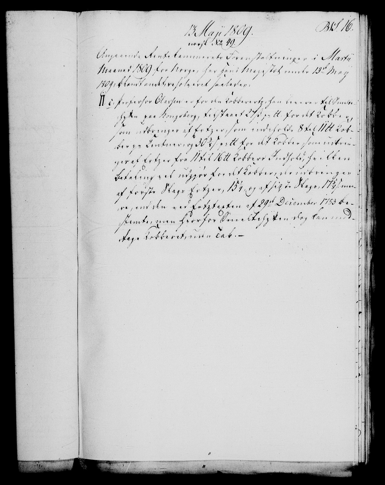 Rentekammeret, Renteskriverkontorene, RA/EA-3115/M/Mf/Mfb/L0009: Relasjons- og resolusjonsprotokoll med register (merket RK 54.15), 1809-1810
