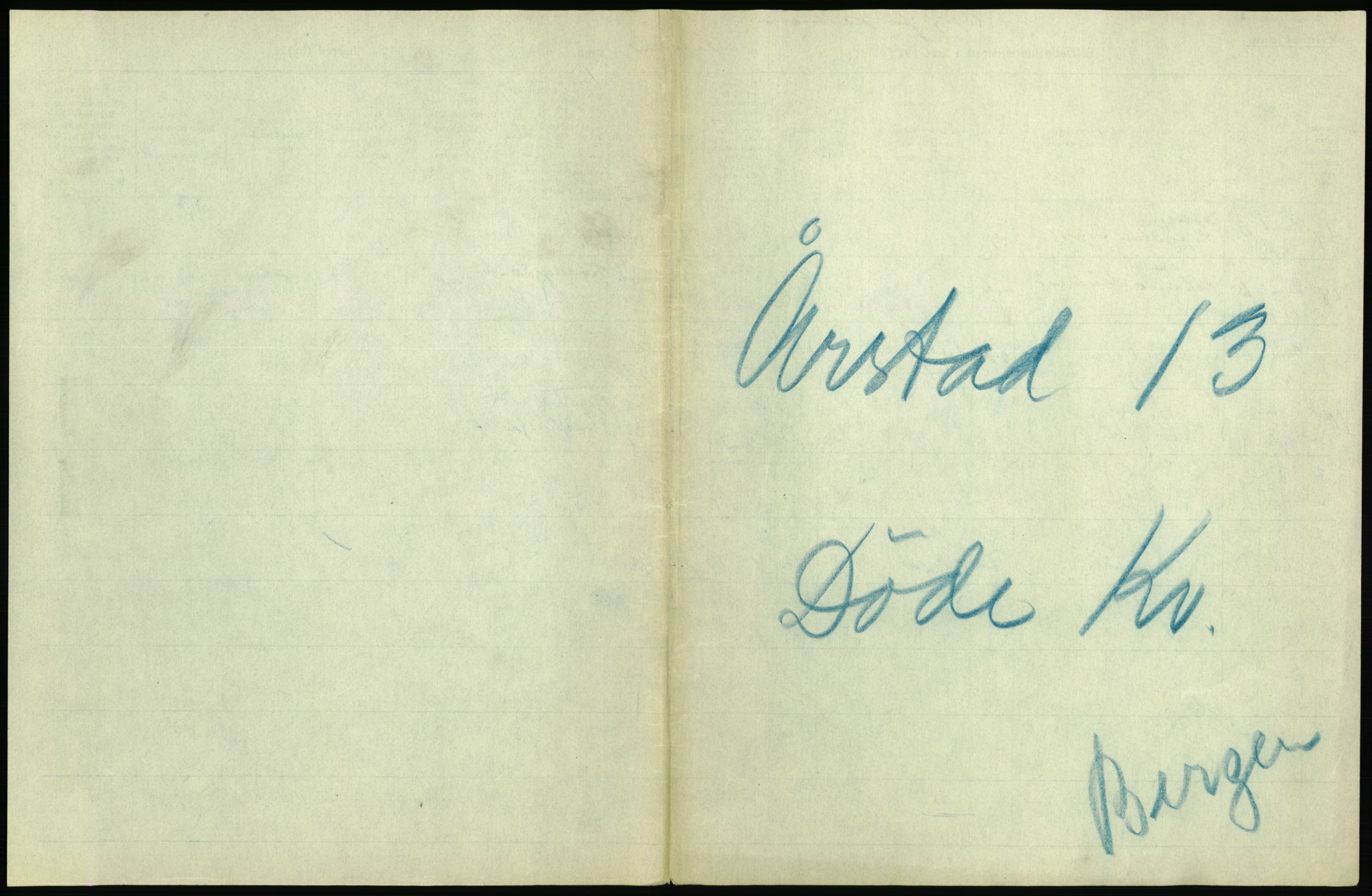 Statistisk sentralbyrå, Sosiodemografiske emner, Befolkning, RA/S-2228/D/Df/Dfb/Dfbj/L0042: Bergen: Gifte, døde, dødfødte., 1920, s. 427