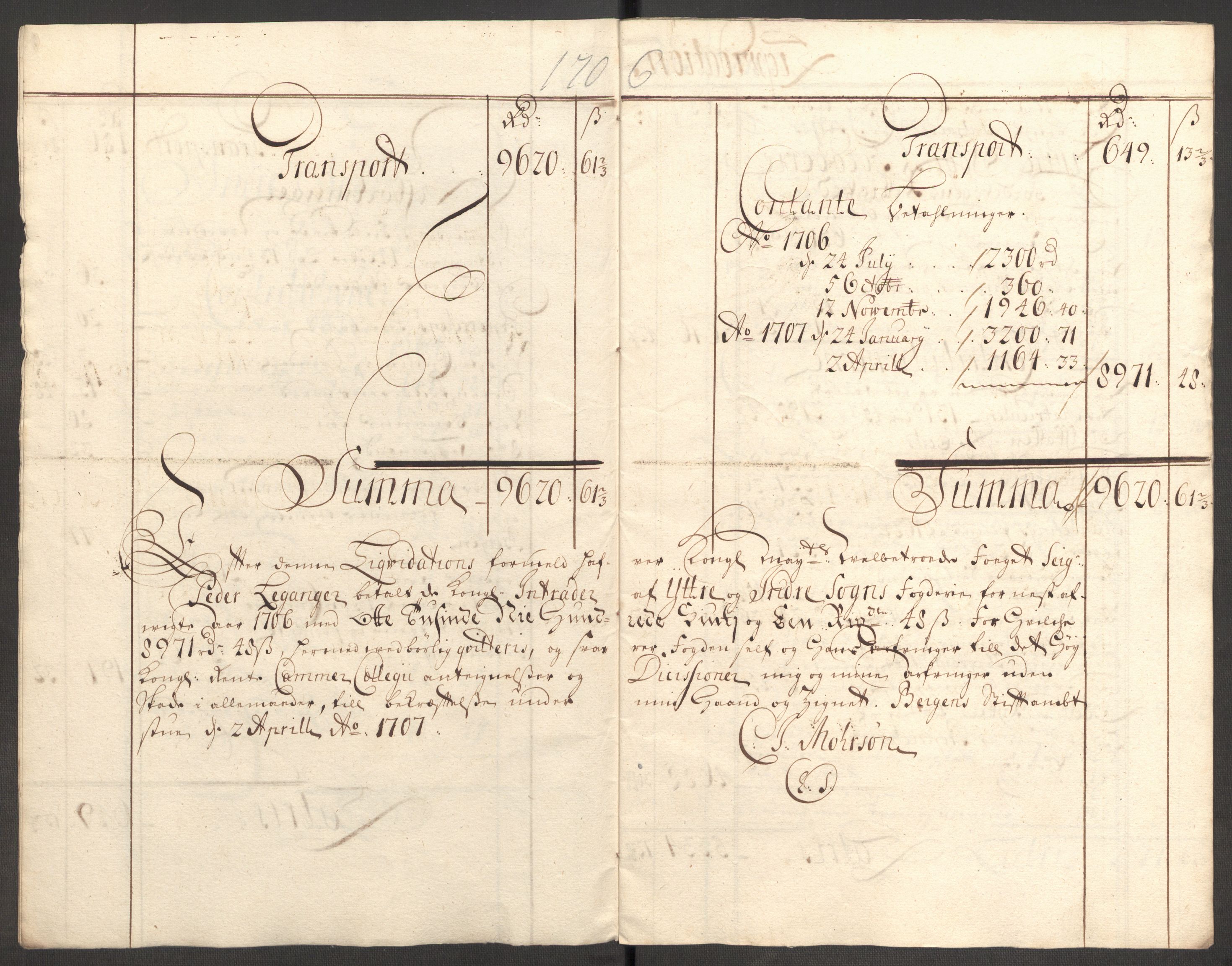 Rentekammeret inntil 1814, Reviderte regnskaper, Fogderegnskap, AV/RA-EA-4092/R52/L3315: Fogderegnskap Sogn, 1708, s. 416