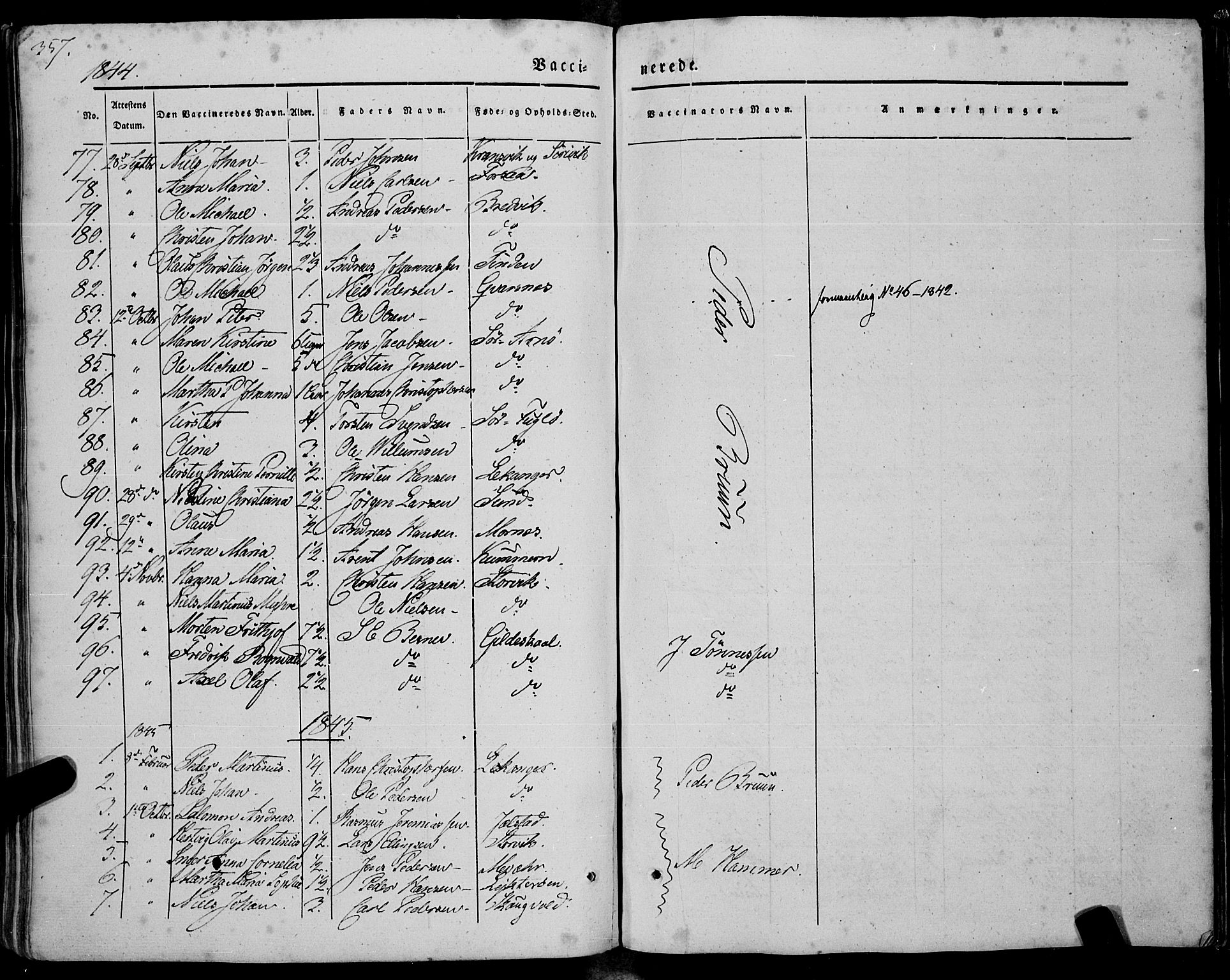 Ministerialprotokoller, klokkerbøker og fødselsregistre - Nordland, AV/SAT-A-1459/805/L0097: Ministerialbok nr. 805A04, 1837-1861, s. 357