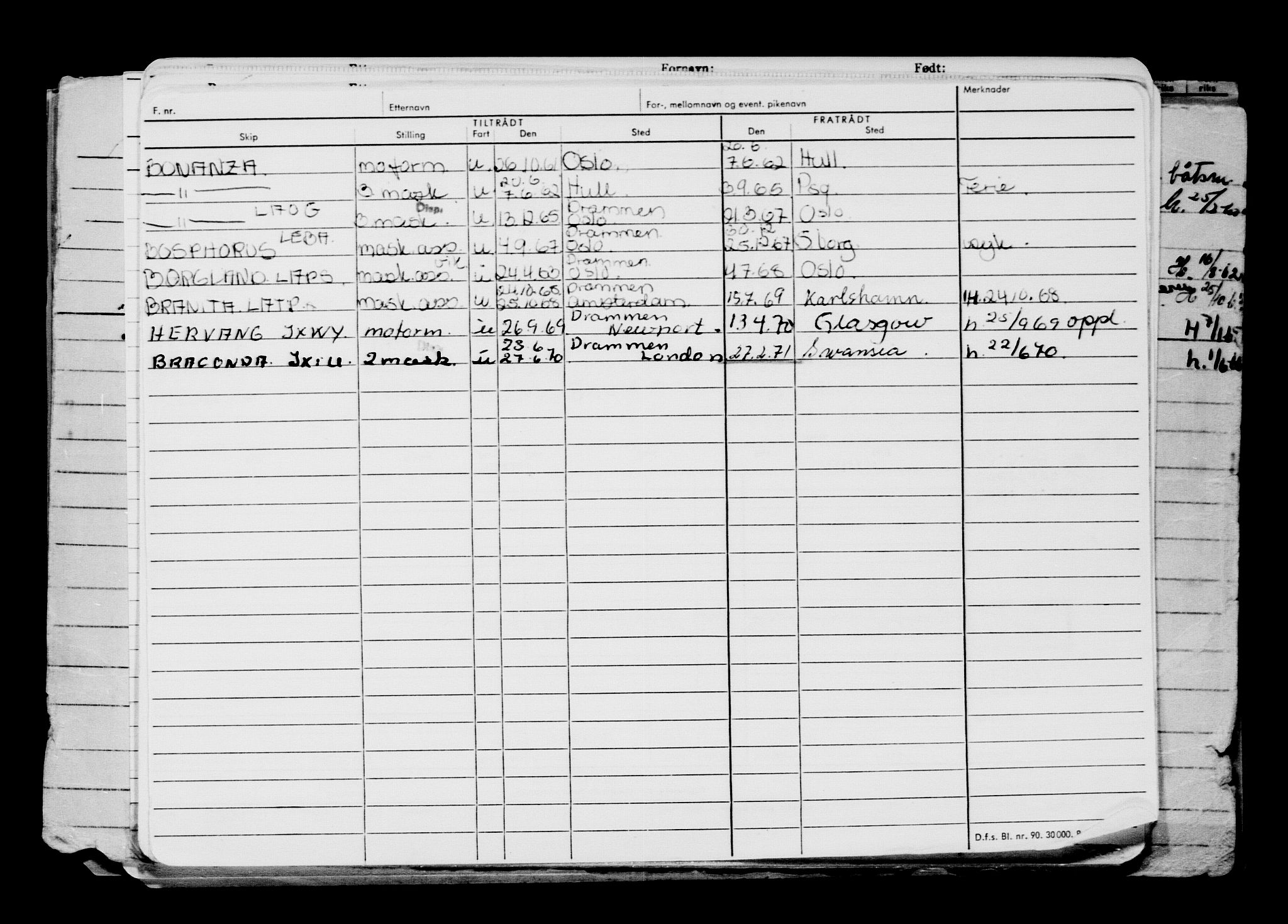 Direktoratet for sjømenn, AV/RA-S-3545/G/Gb/L0168: Hovedkort, 1919, s. 172