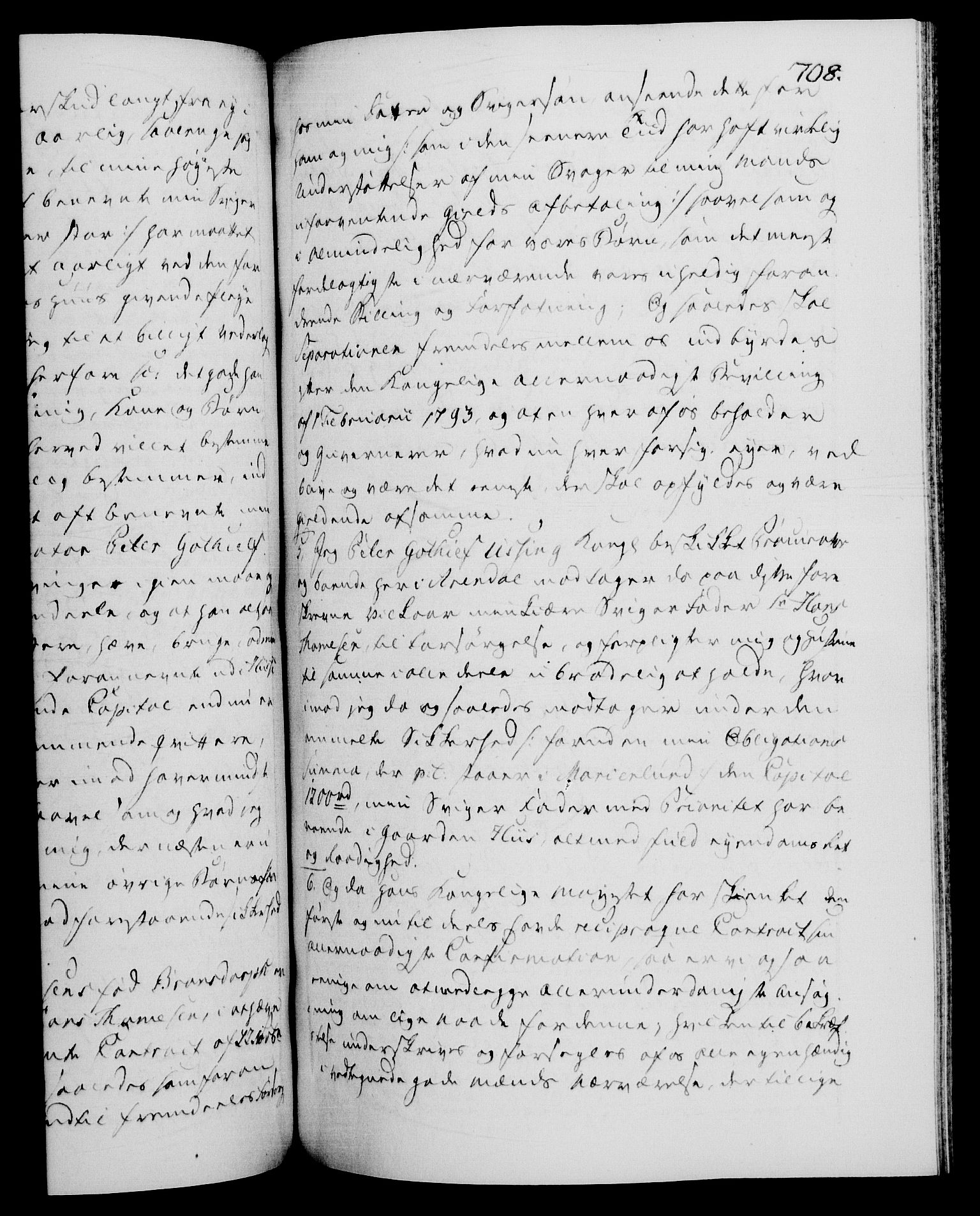 Danske Kanselli 1572-1799, AV/RA-EA-3023/F/Fc/Fca/Fcaa/L0056: Norske registre, 1795-1796, s. 708a