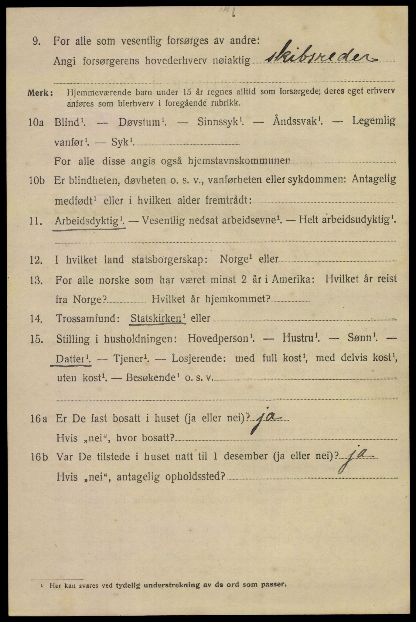 SAKO, Folketelling 1920 for 0805 Porsgrunn kjøpstad, 1920, s. 18918