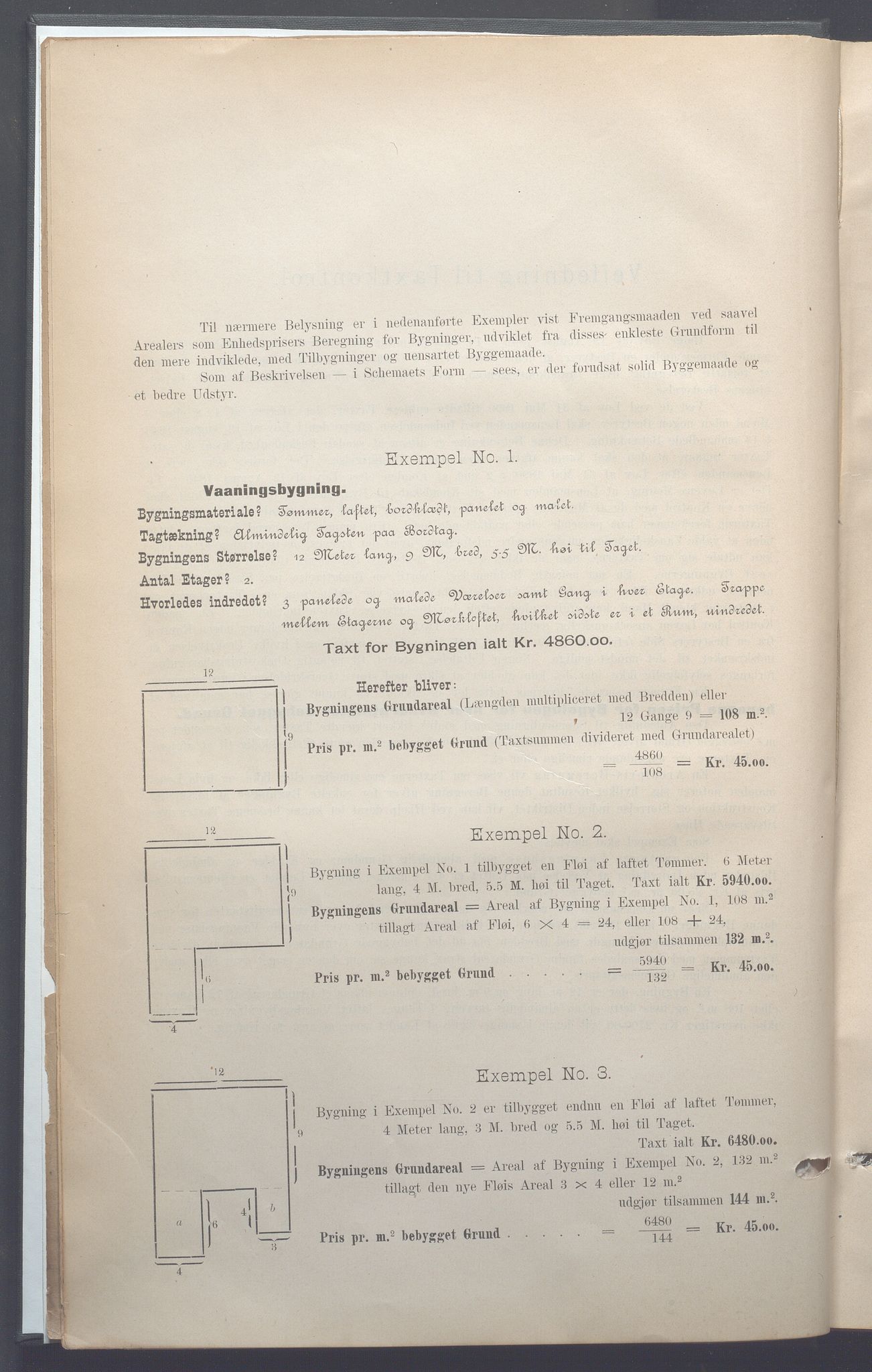 Lensmennene i Aker, OBA/A-10133/F/Fa/L0009: Branntakstprotokoll, 1894-1908