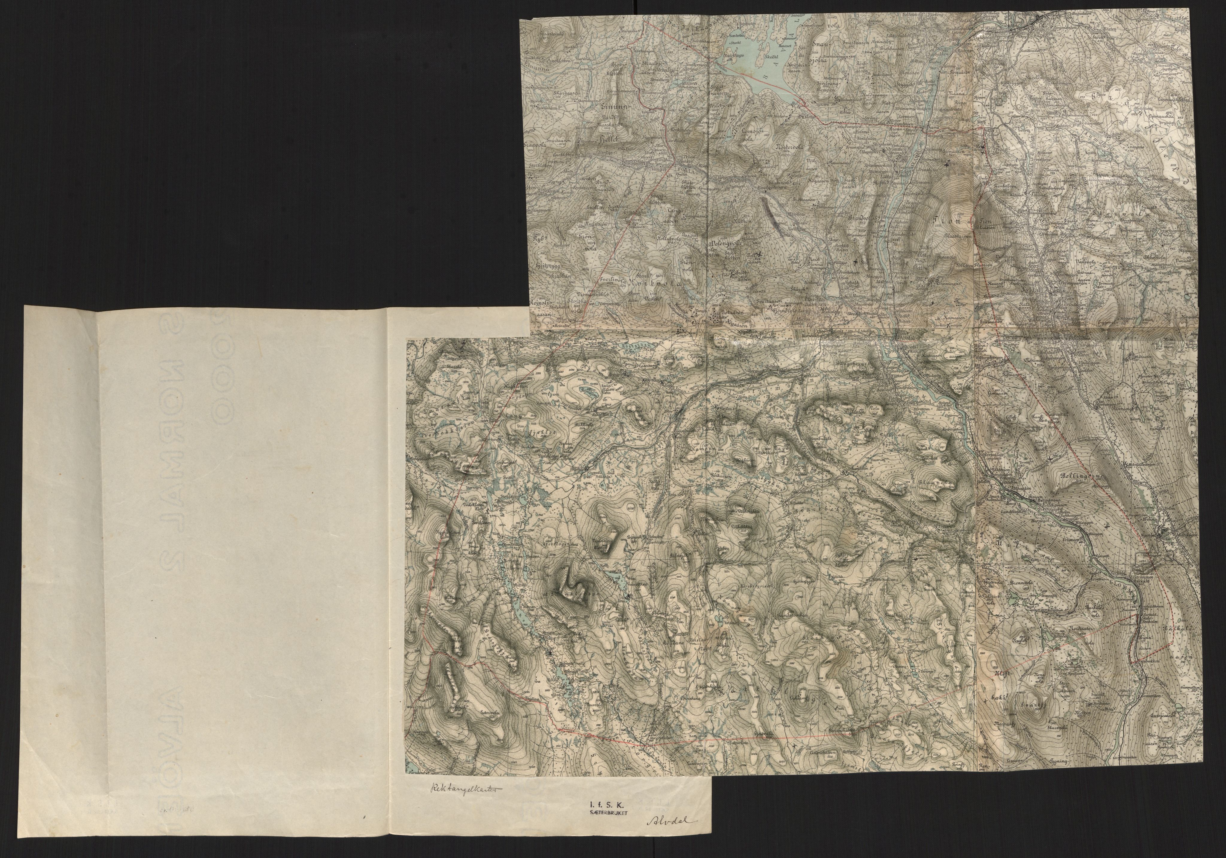 Instituttet for sammenlignende kulturforskning, AV/RA-PA-0424/F/Fc/L0003/0003: Eske B3: / Hedmark (perm VI), 1933-1939