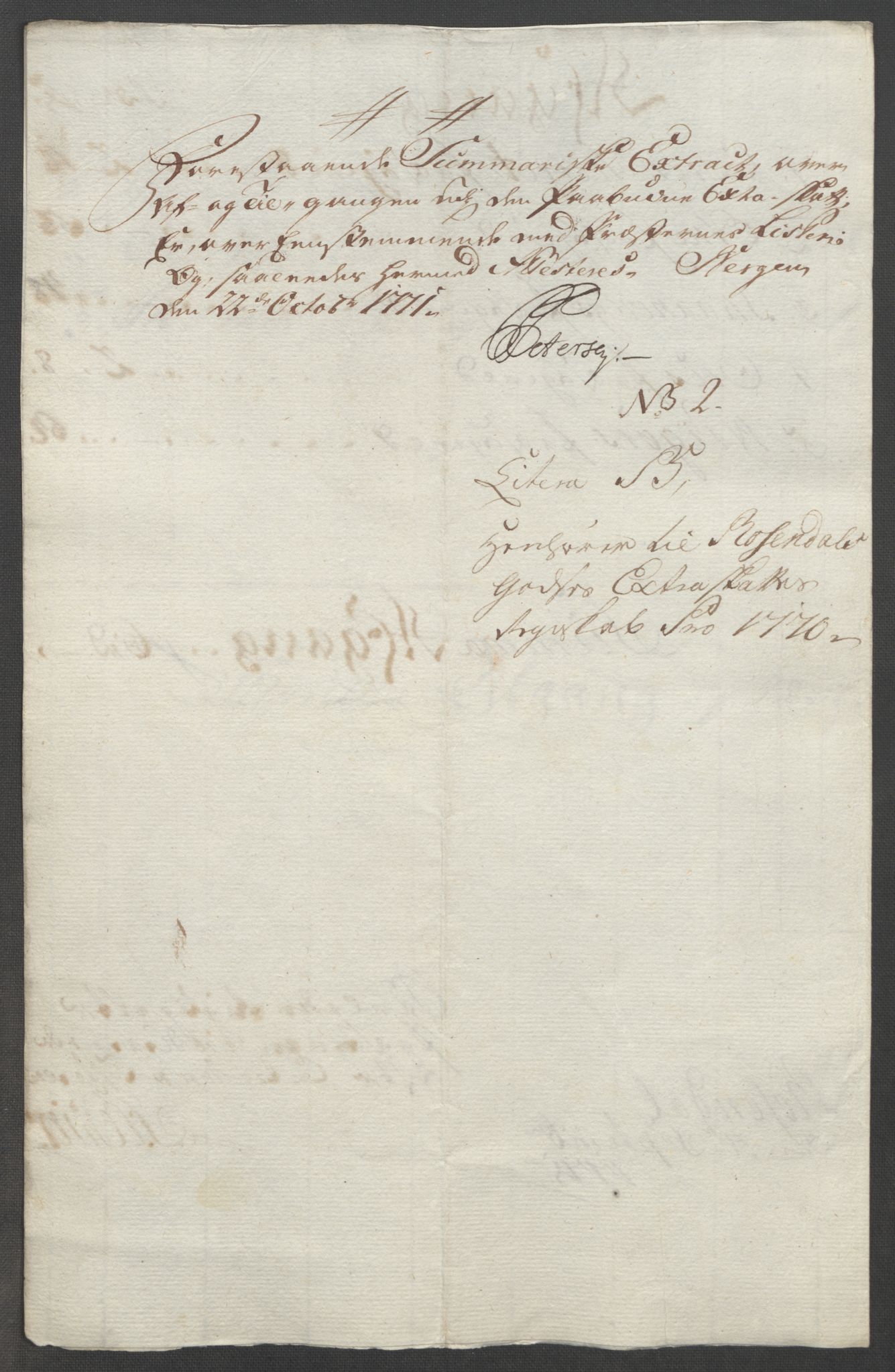 Rentekammeret inntil 1814, Reviderte regnskaper, Fogderegnskap, RA/EA-4092/R49/L3157: Ekstraskatten Rosendal Baroni, 1762-1772, s. 294