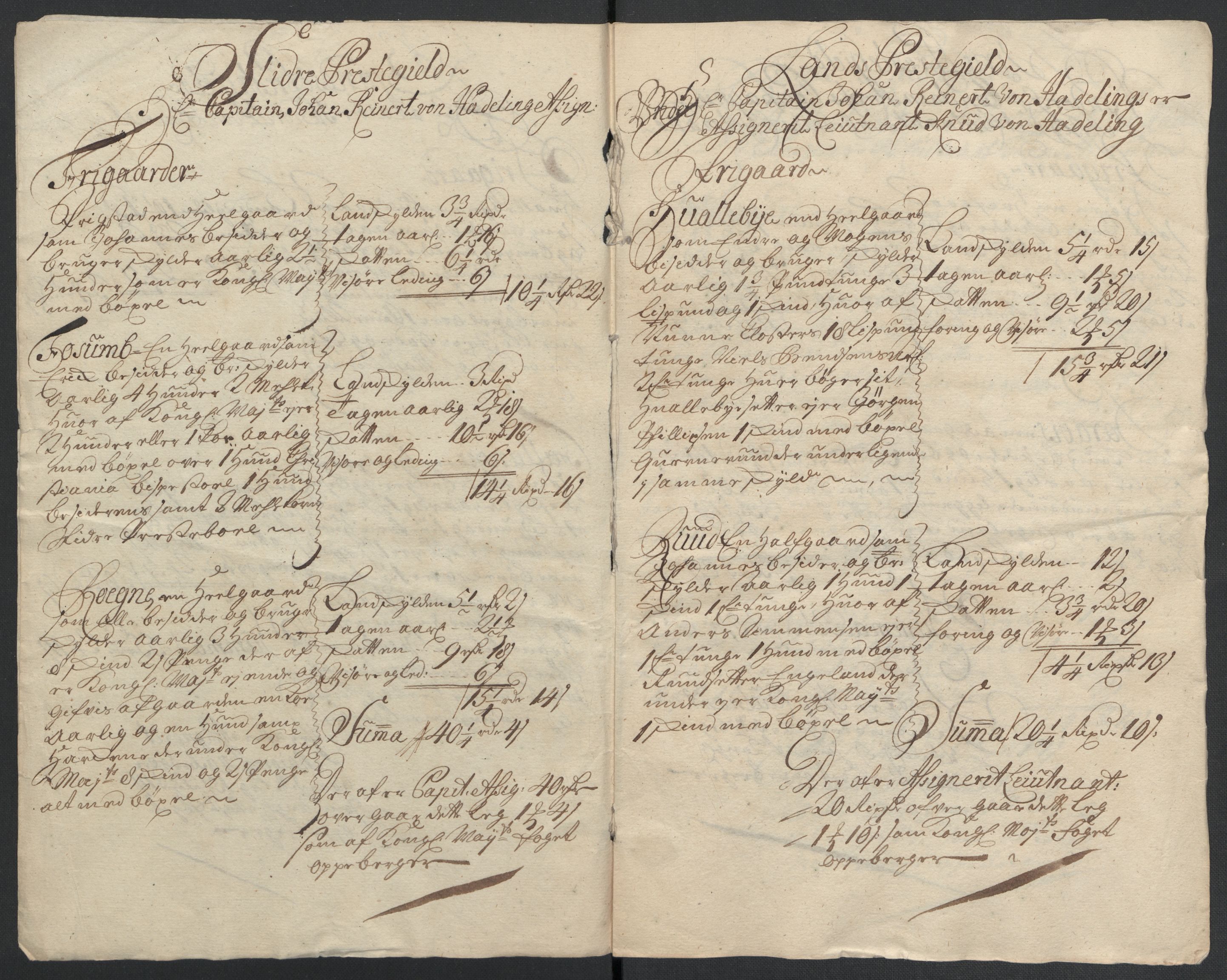 Rentekammeret inntil 1814, Reviderte regnskaper, Fogderegnskap, RA/EA-4092/R18/L1307: Fogderegnskap Hadeland, Toten og Valdres, 1710, s. 157