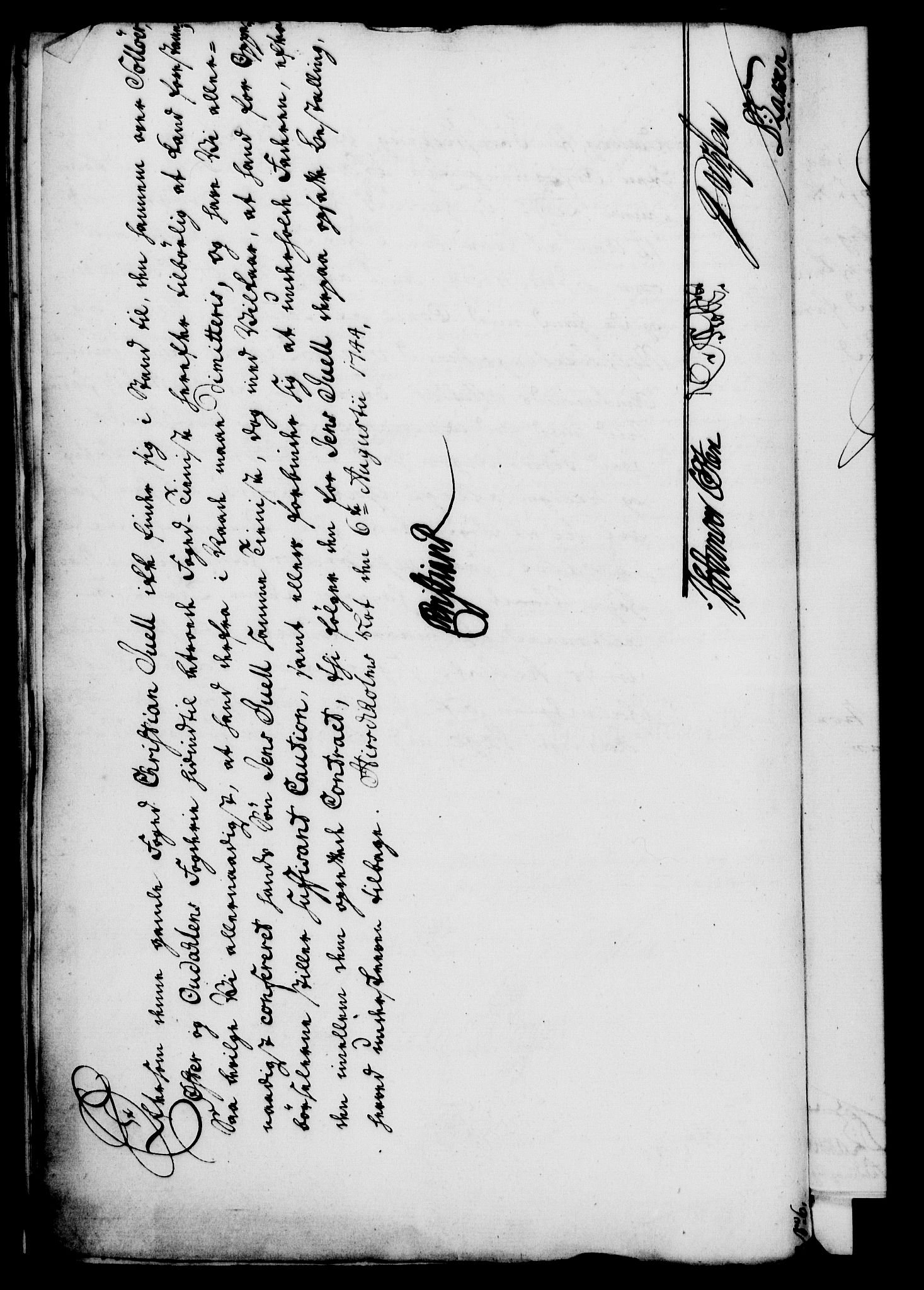 Rentekammeret, Kammerkanselliet, AV/RA-EA-3111/G/Gf/Gfa/L0027: Norsk relasjons- og resolusjonsprotokoll (merket RK 52.27), 1744, s. 546