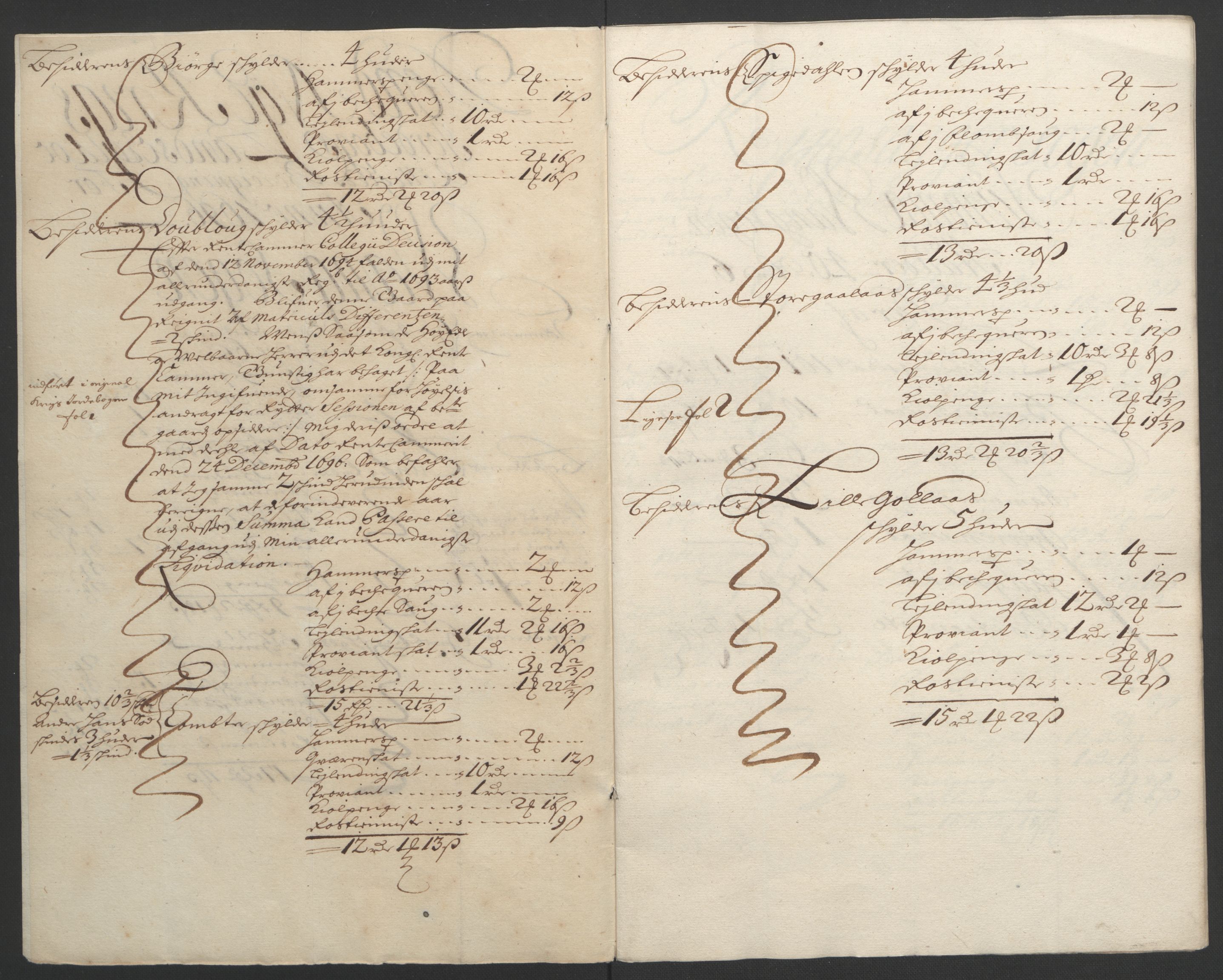 Rentekammeret inntil 1814, Reviderte regnskaper, Fogderegnskap, RA/EA-4092/R16/L1036: Fogderegnskap Hedmark, 1695-1696, s. 384