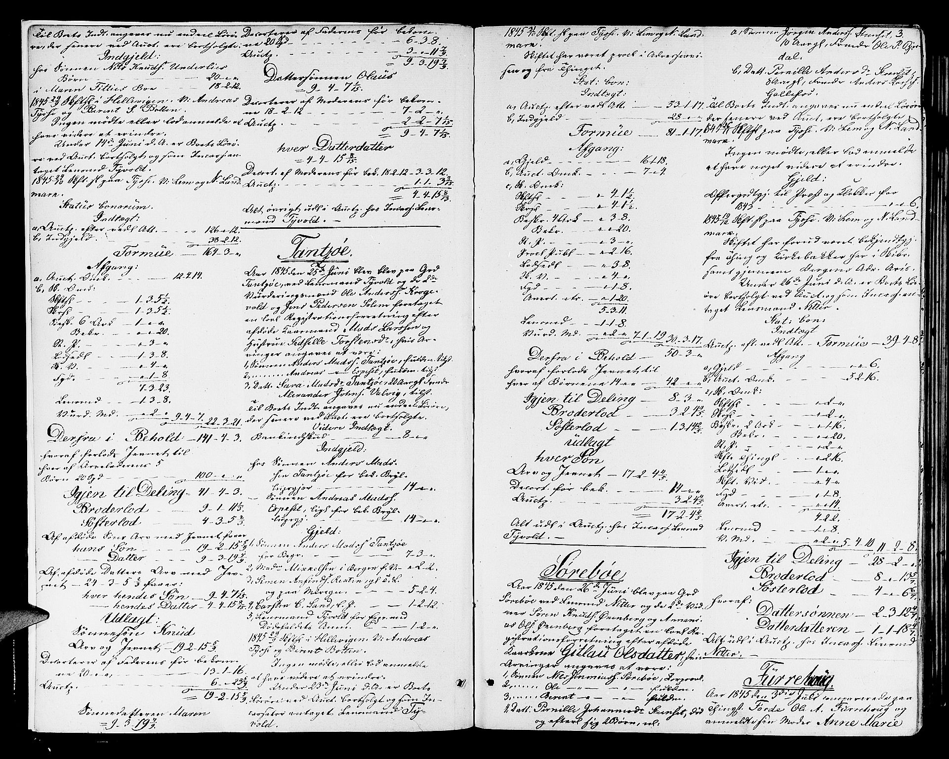 Sunnfjord tingrett, AV/SAB-A-3201/1/H/Ha/Had/L0020: Skifteprotokioll, 1845-1853, s. 2b-3a