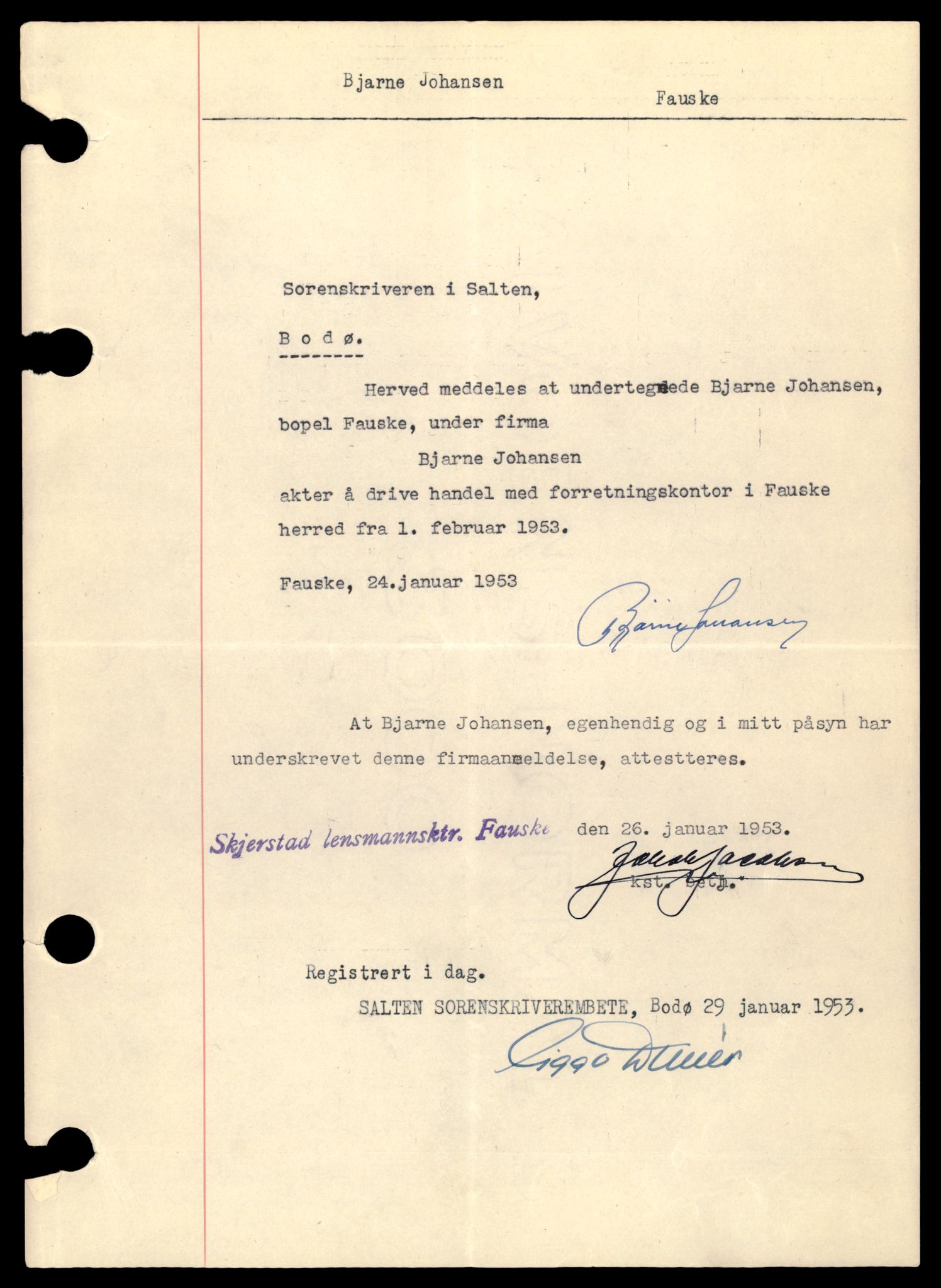 Salten sorenskriveri, AV/SAT-A-4578/4/J/Jd/Jda/L0012: Bilag. Enkeltmannsforetak, personlig firma og andelslag Jo - Kj, 1915-1989, s. 3