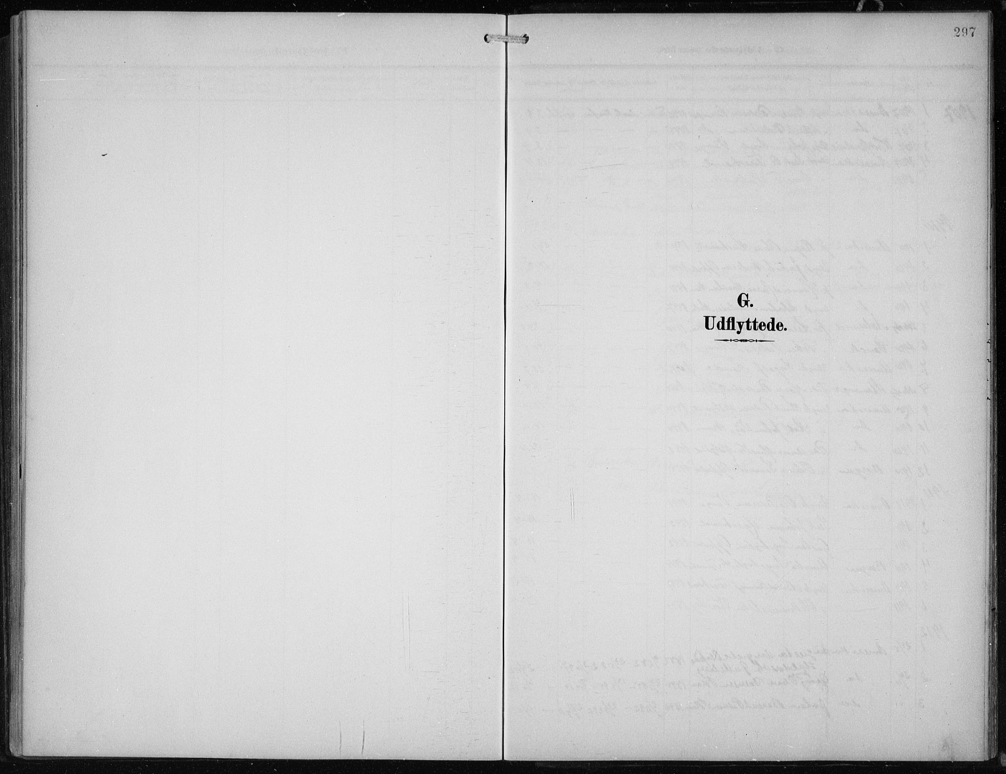 Vågsøy sokneprestembete, SAB/A-81601/H/Hab: Klokkerbok nr. B 1, 1906-1934, s. 297