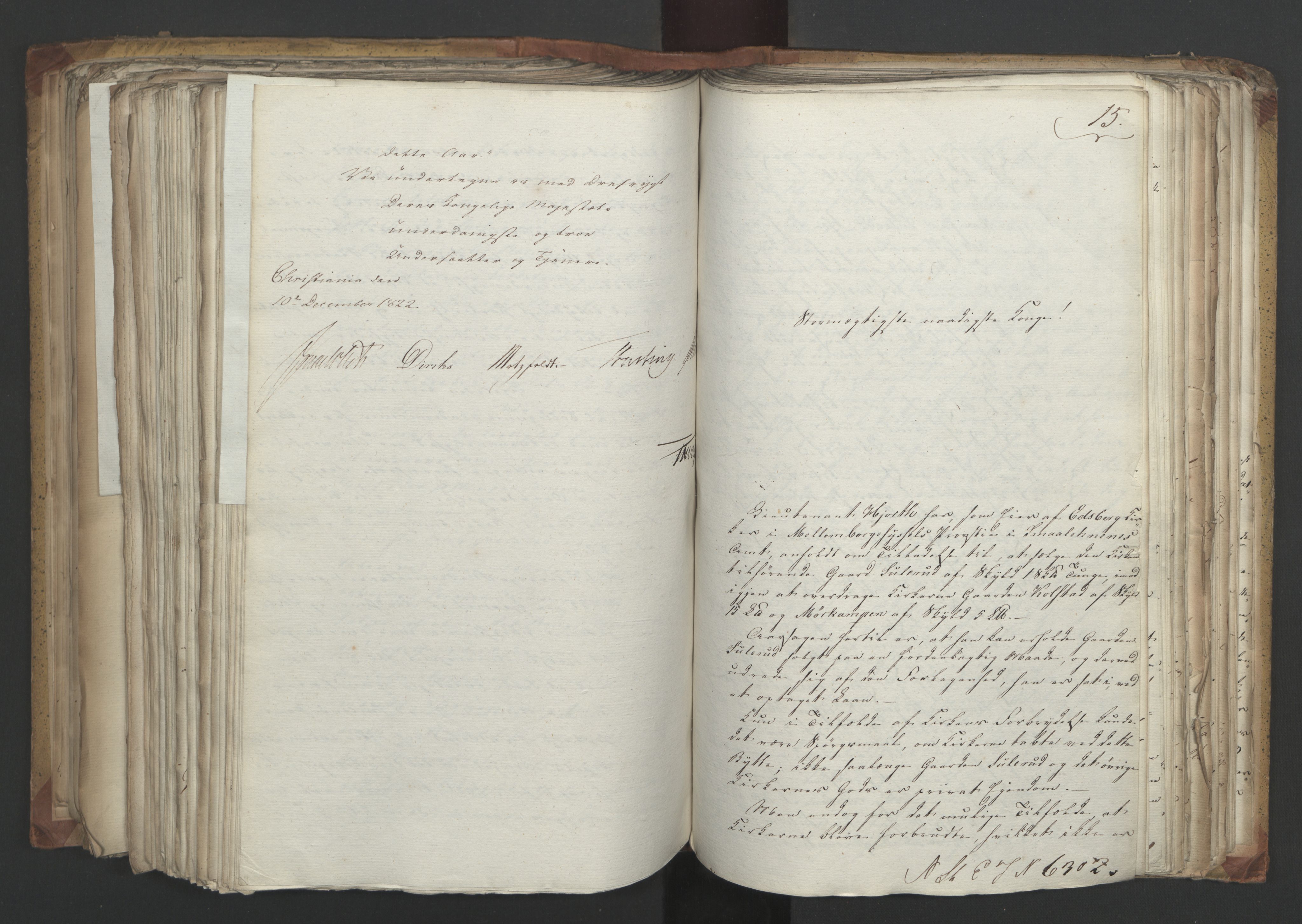 Statsrådsavdelingen i Stockholm, AV/RA-S-1003/D/Da/L0032: Regjeringsinnstillinger nr. 6140-6355, 1822, s. 390