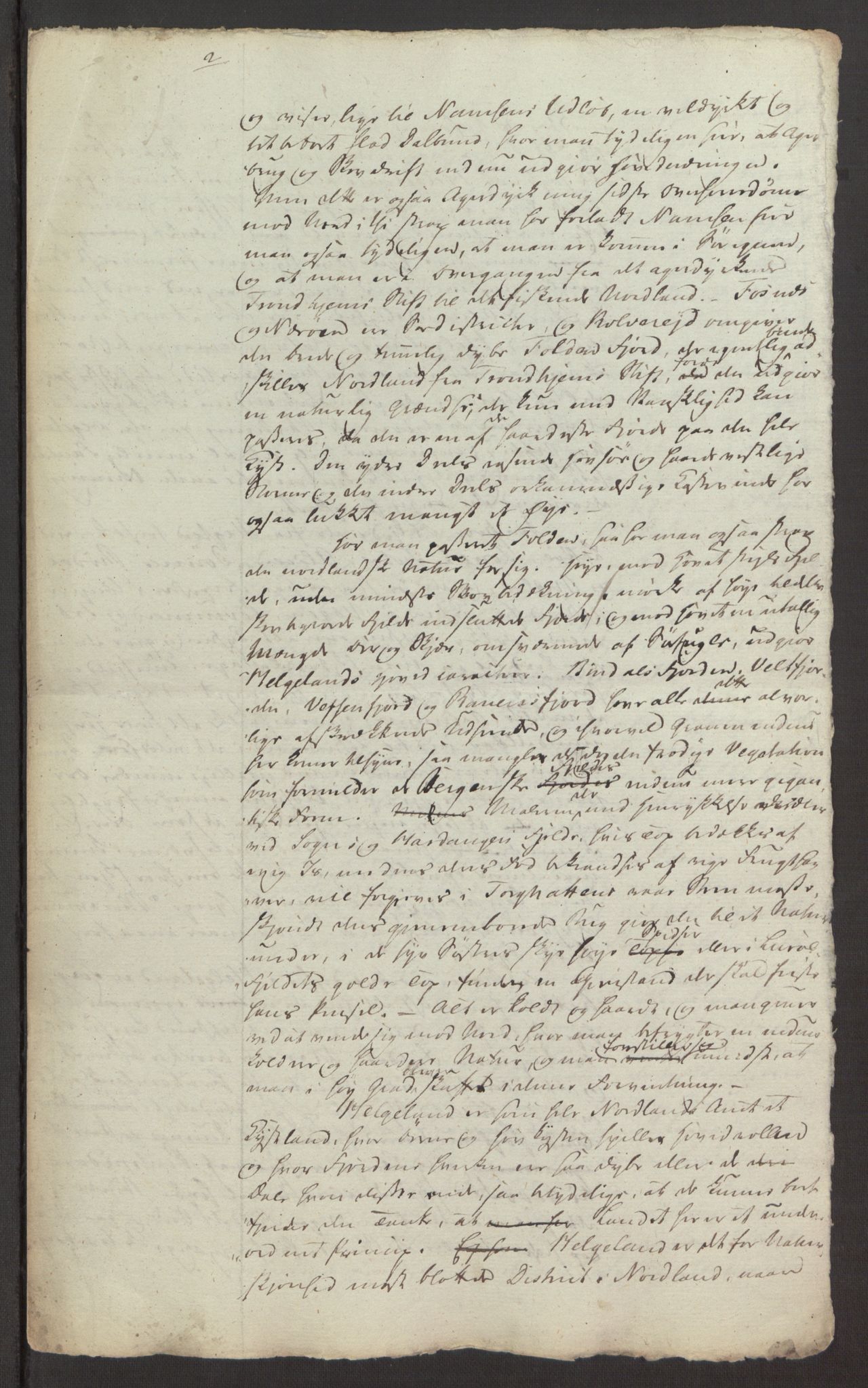 Blom, Gustav Peter, RA/PA-0568/F/L0001/0004: Brev og manuskripter / "Historiske antiqvariske Notizer". Reiseberetninger fra Bergen og Nordland, 1825, s. 16