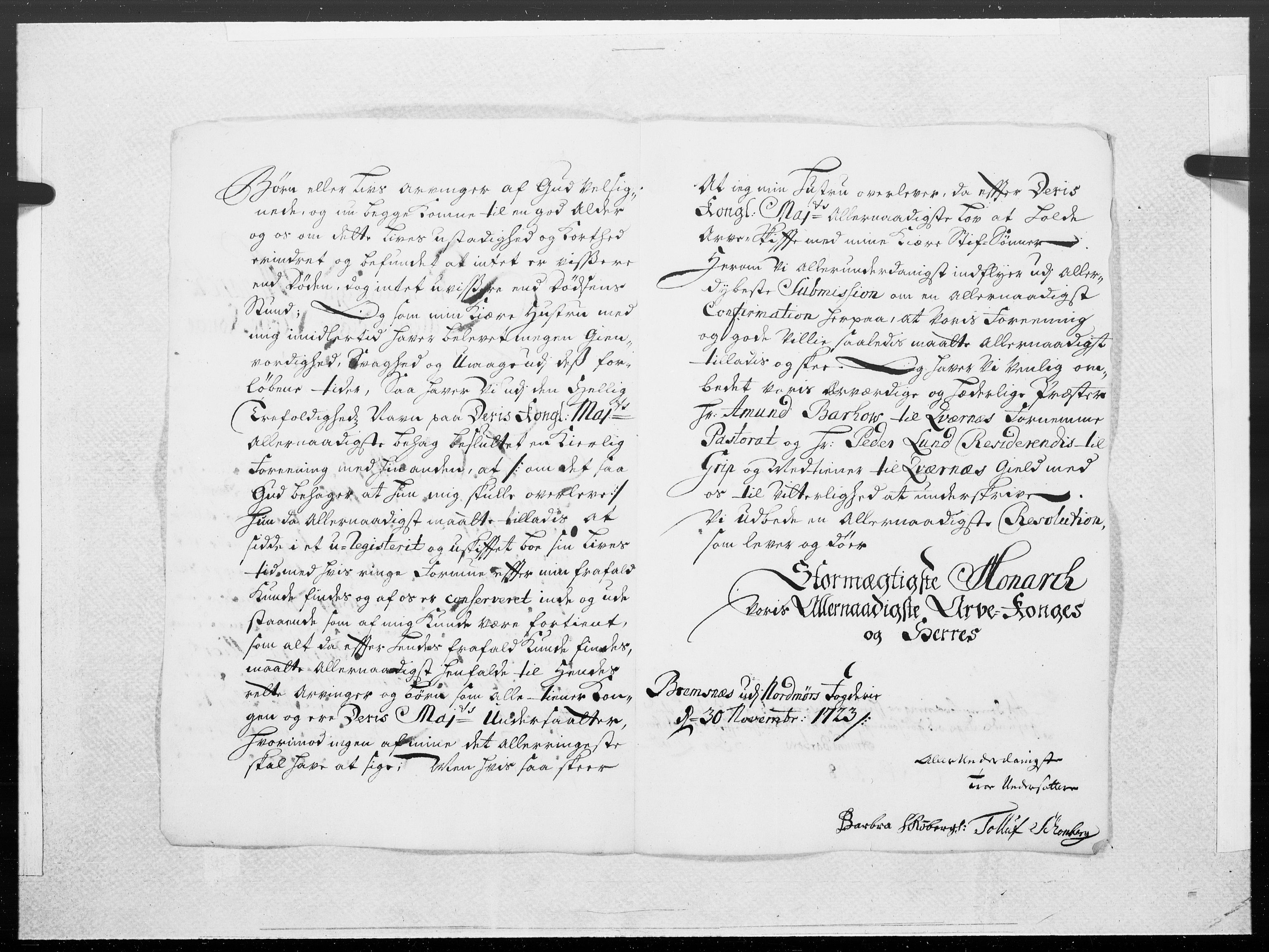 Danske Kanselli 1572-1799, AV/RA-EA-3023/F/Fc/Fcc/Fcca/L0095: Norske innlegg 1572-1799, 1724, s. 15