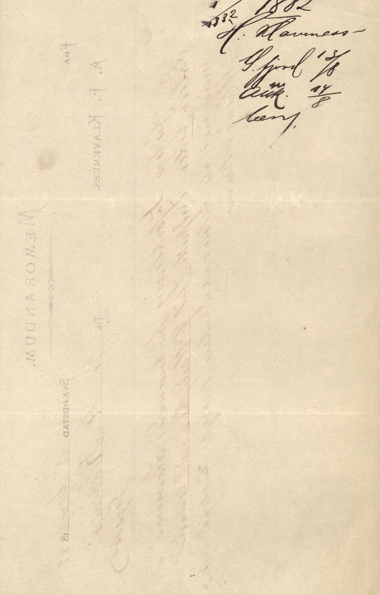 Pa 63 - Østlandske skibsassuranceforening, VEMU/A-1079/G/Ga/L0014/0010: Havaridokumenter / Solveig, Spes & Fides, Framnes, Fosna, 1882, s. 12