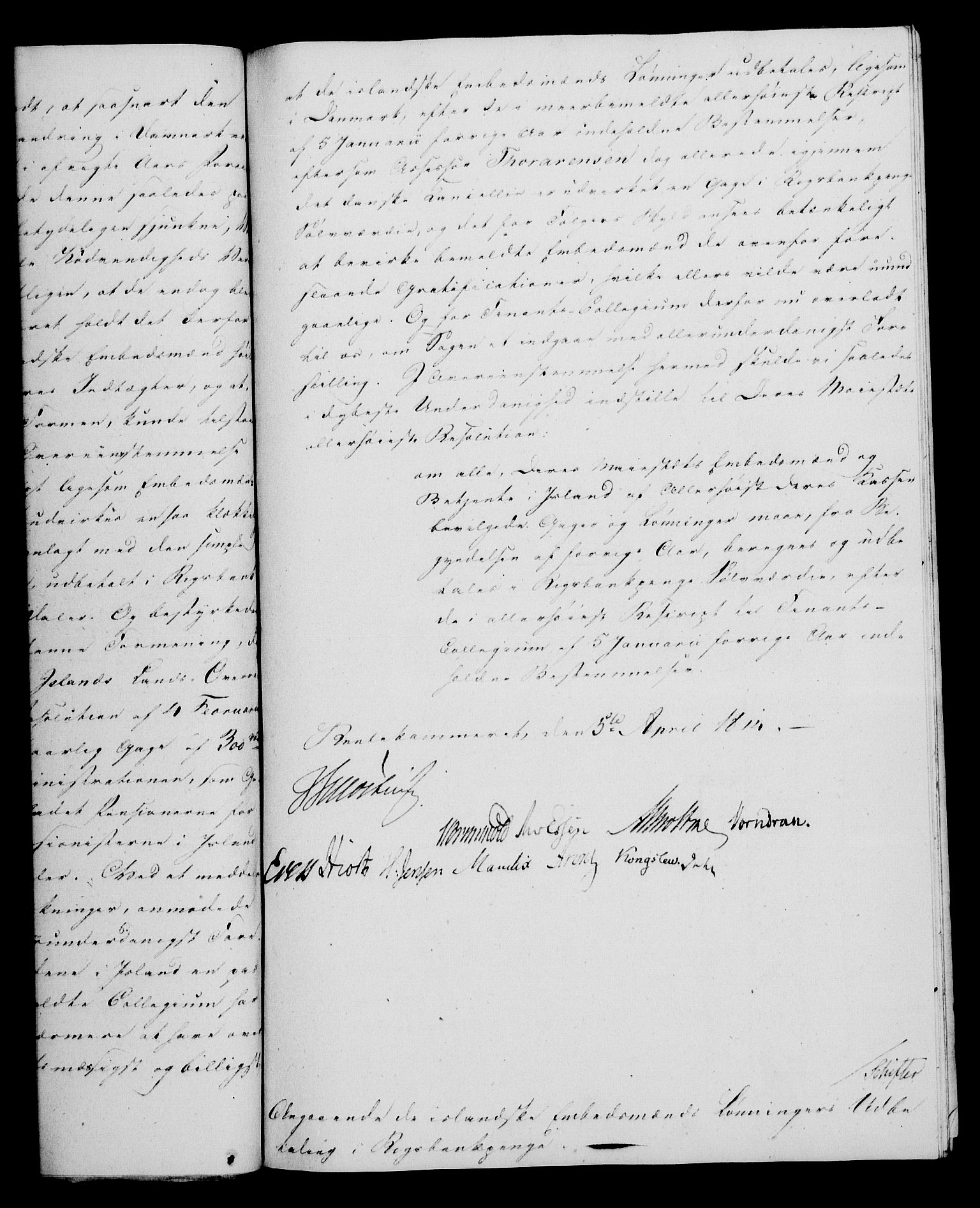 Rentekammeret, Kammerkanselliet, RA/EA-3111/G/Gf/Gfa/L0095: Norsk relasjons- og resolusjonsprotokoll (merket RK 52.95), 1813-1814, s. 597