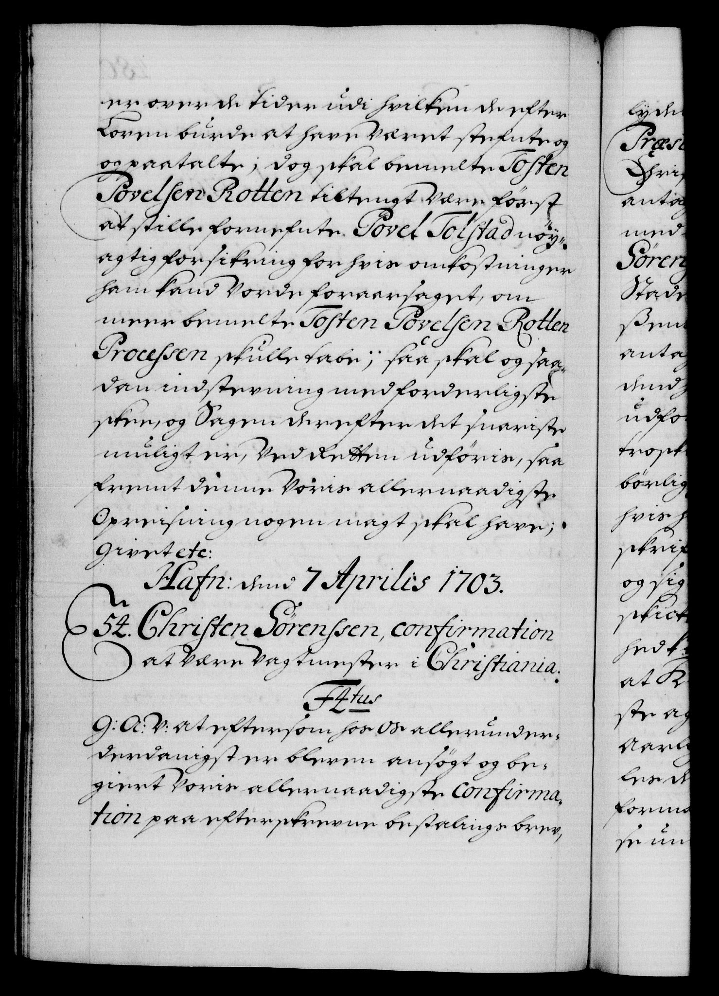 Danske Kanselli 1572-1799, RA/EA-3023/F/Fc/Fca/Fcaa/L0018: Norske registre, 1699-1703, s. 480b