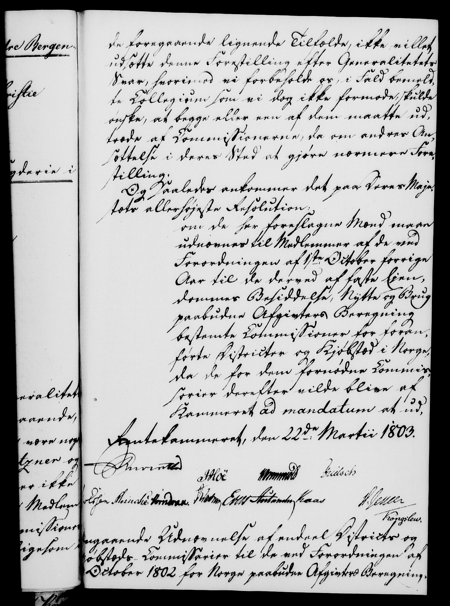 Rentekammeret, Kammerkanselliet, RA/EA-3111/G/Gf/Gfa/L0085: Norsk relasjons- og resolusjonsprotokoll (merket RK 52.85), 1803, s. 339