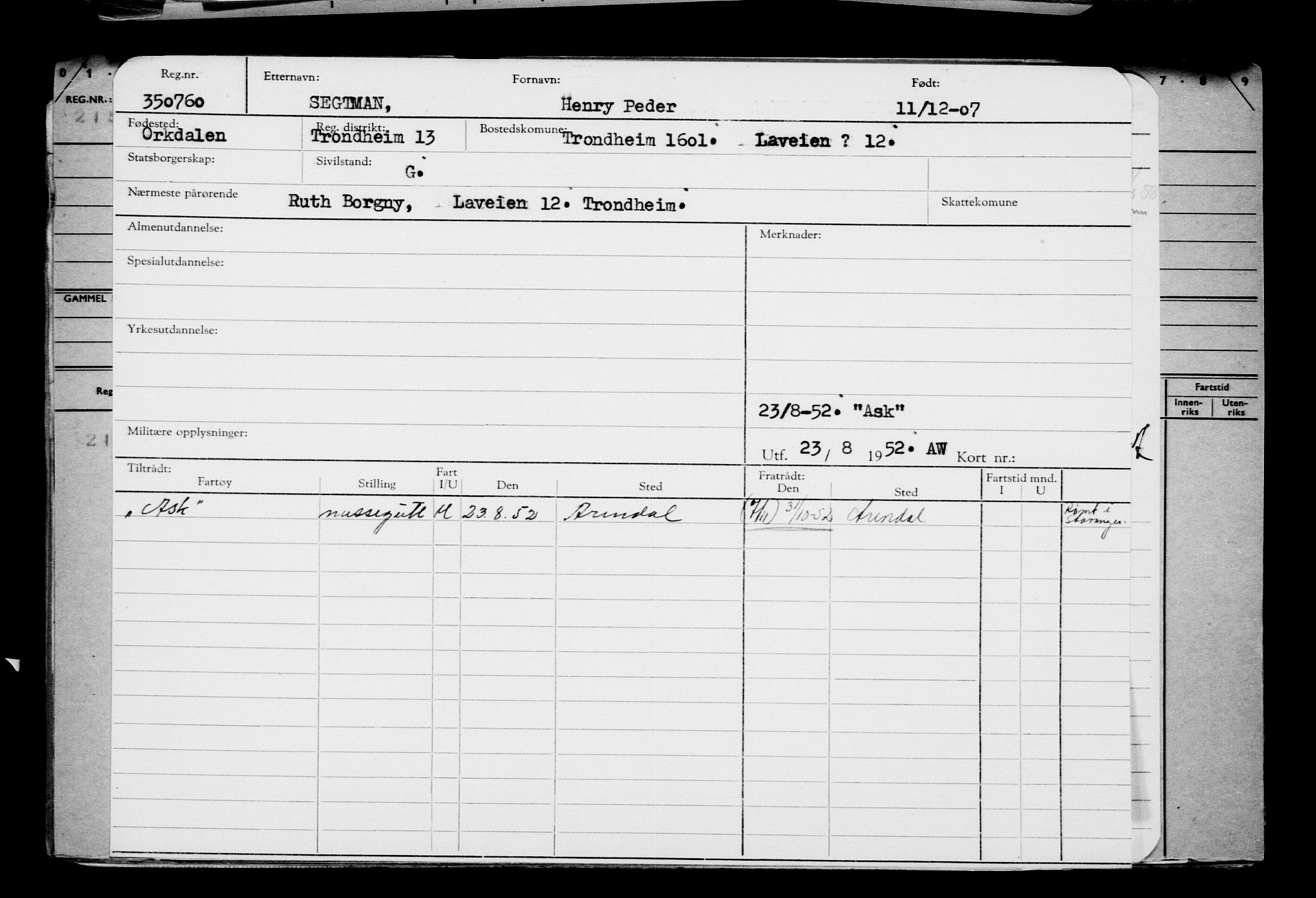 Direktoratet for sjømenn, RA/S-3545/G/Gb/L0074: Hovedkort, 1907, s. 437